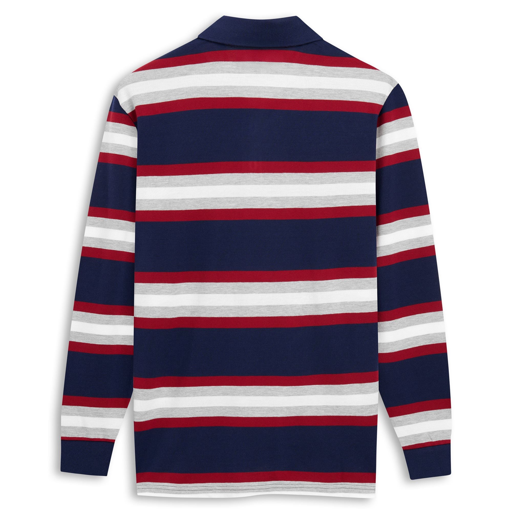 ASSAR - Polo Shirts - Polo - Man - BLUE IRIS-RED POMEGRANATE-GREY-WHITE NATURAL - Image 3