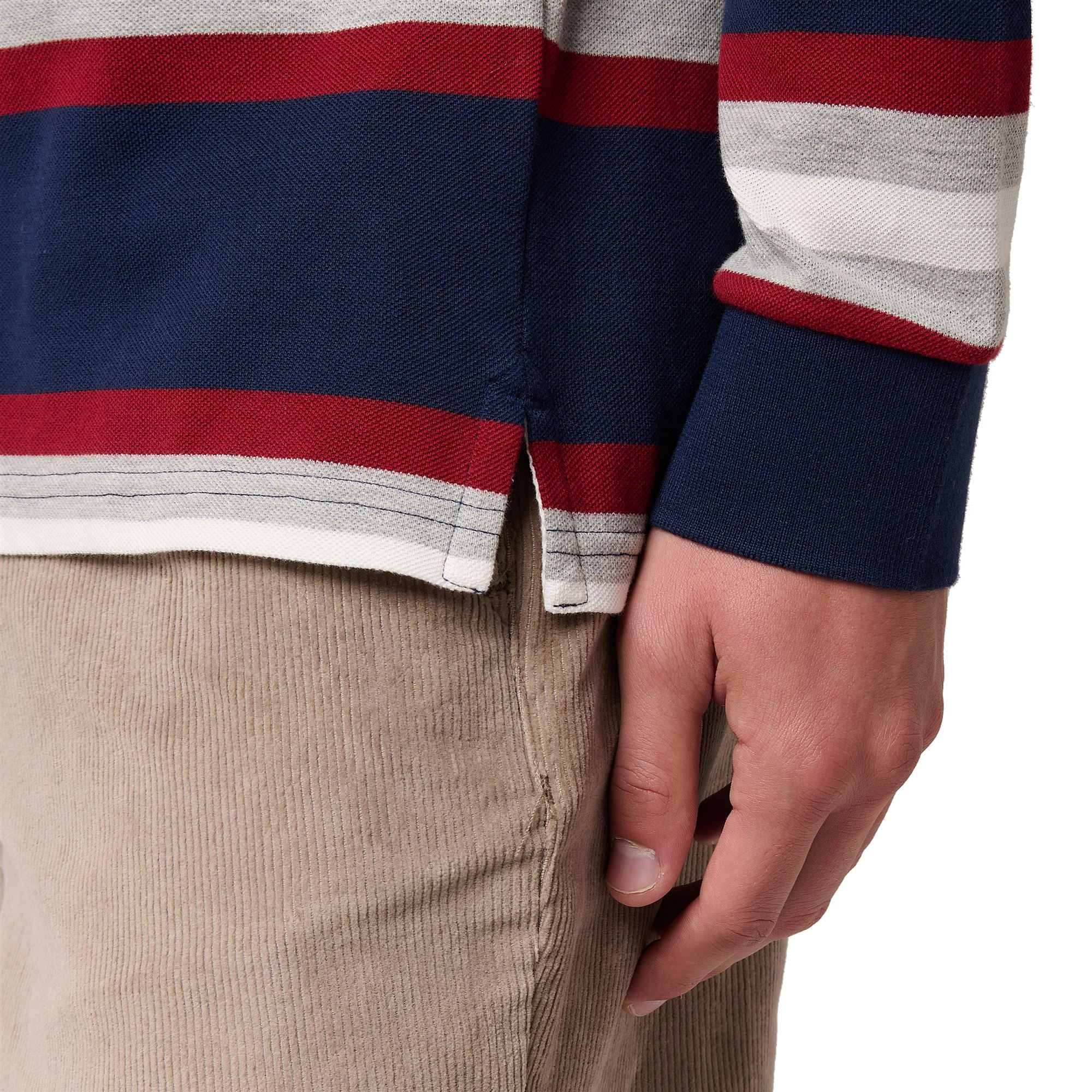 ASSAR - Polo Shirts - Polo - Man - BLUE IRIS-RED POMEGRANATE-GREY-WHITE NATURAL - Image 6