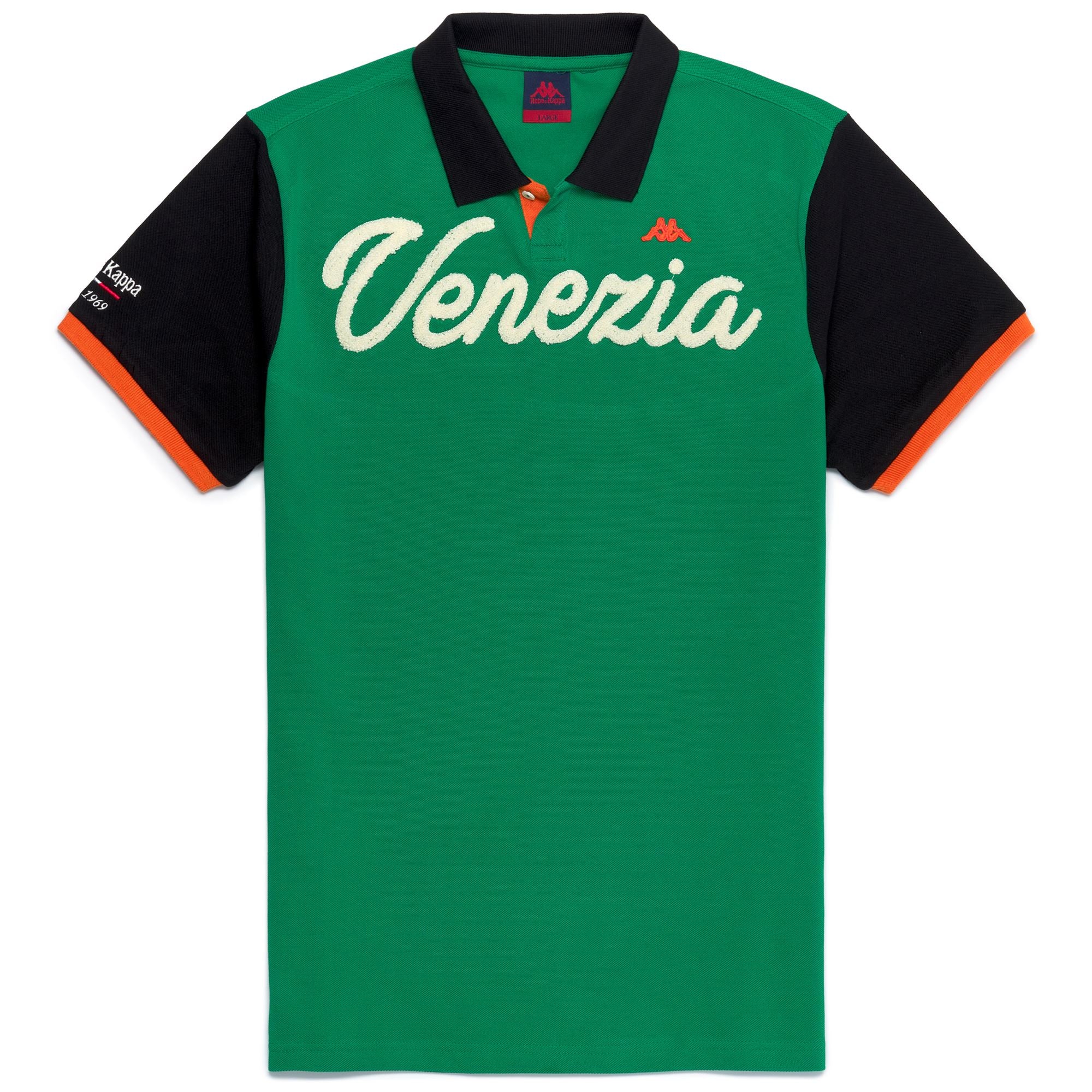 EROI  POLO VENEZIA - Polo Shirts - Polo - Man - GREEN TEE-BLACK-ORANGE