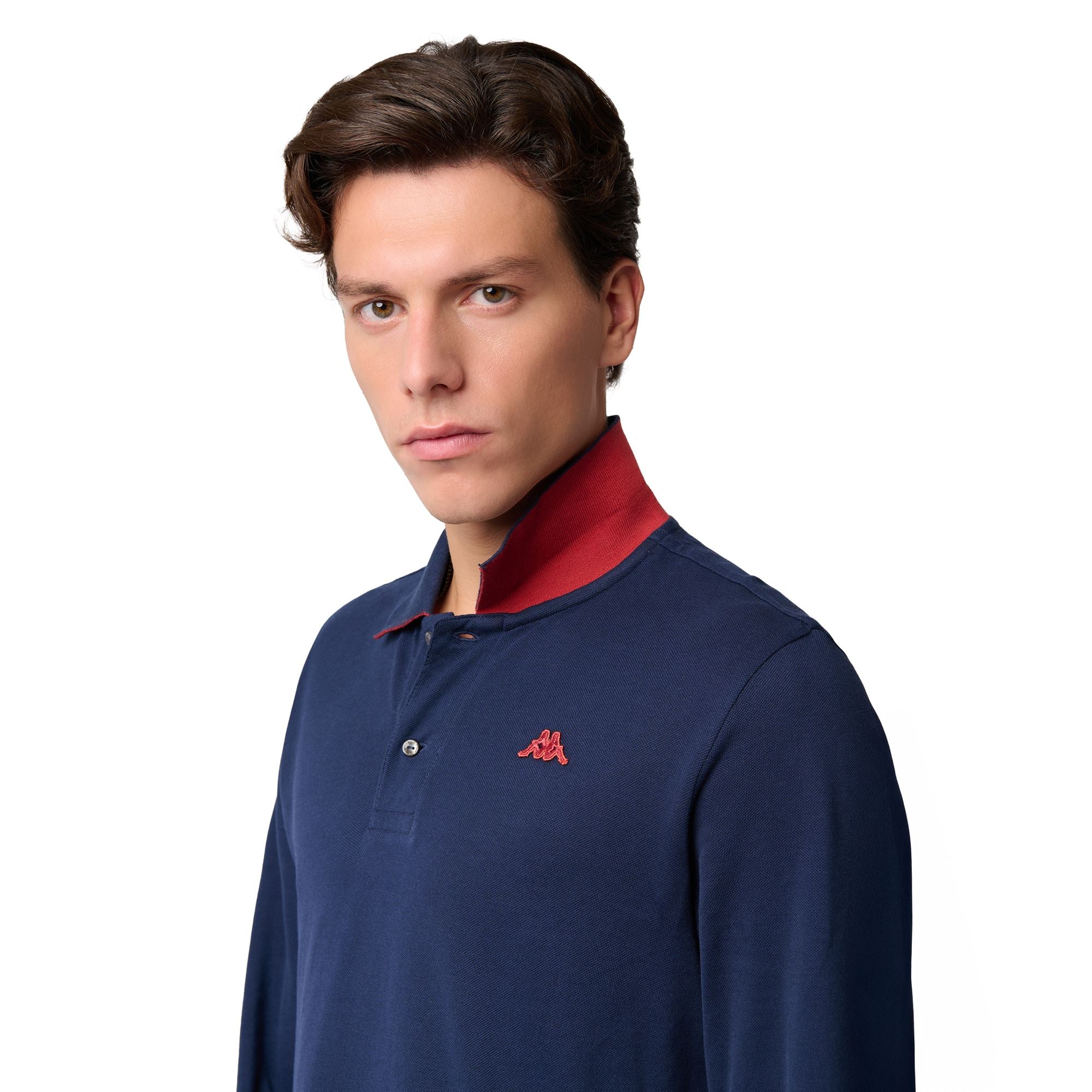 HANCOCK - Polo Shirts - Polo - Man - BLUE IRIS-BROWN PIQUANT - Image 6