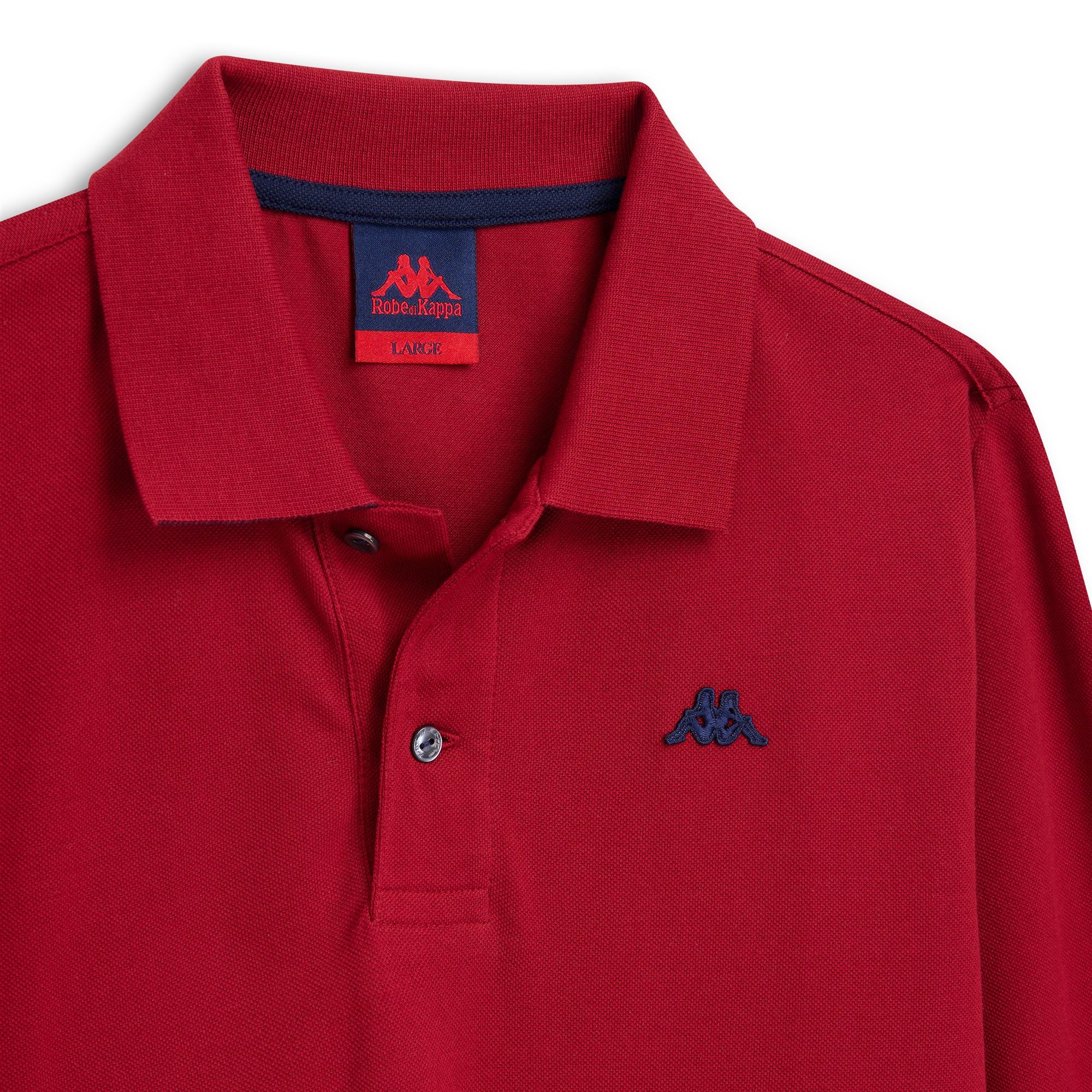 HANCOCK - Polo Shirts - Polo - Man - RED POMEGRANATE-BLUE IRIS - Image 4