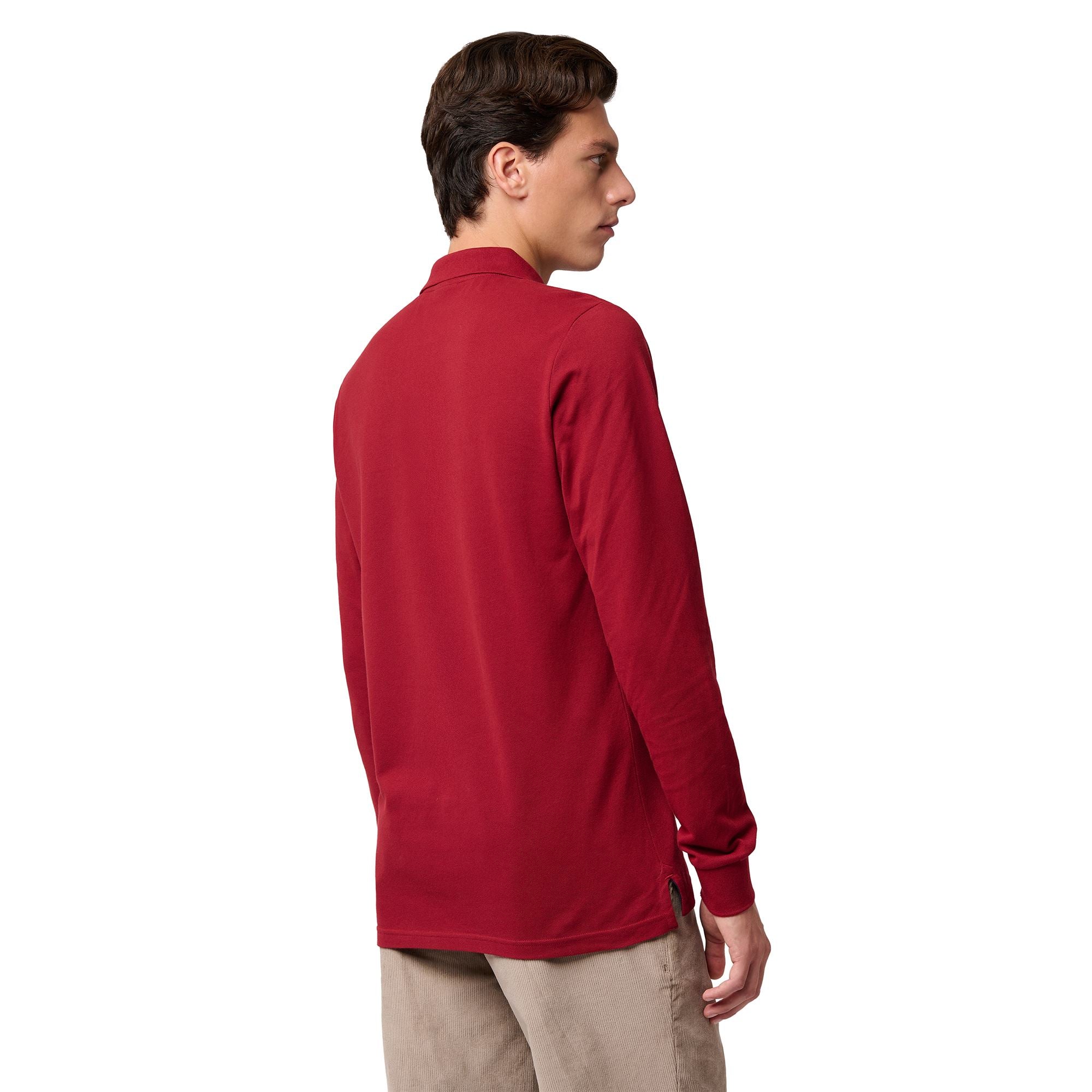 HANCOCK - Polo Shirts - Polo - Man - RED POMEGRANATE-BLUE IRIS - Image 5