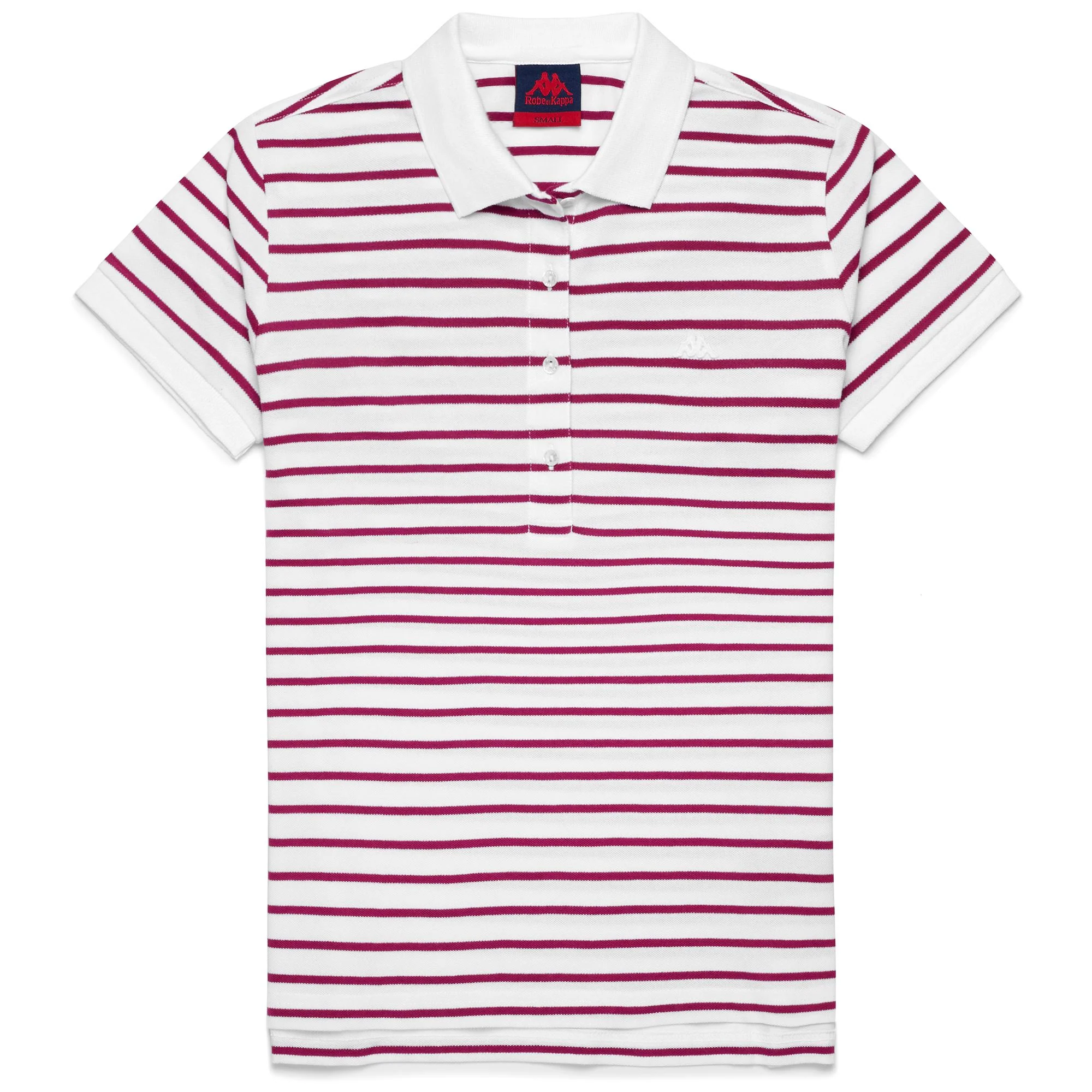JILLY - Polo Shirts - Polo - Woman - WHITE-VIOLET RASPBERRY