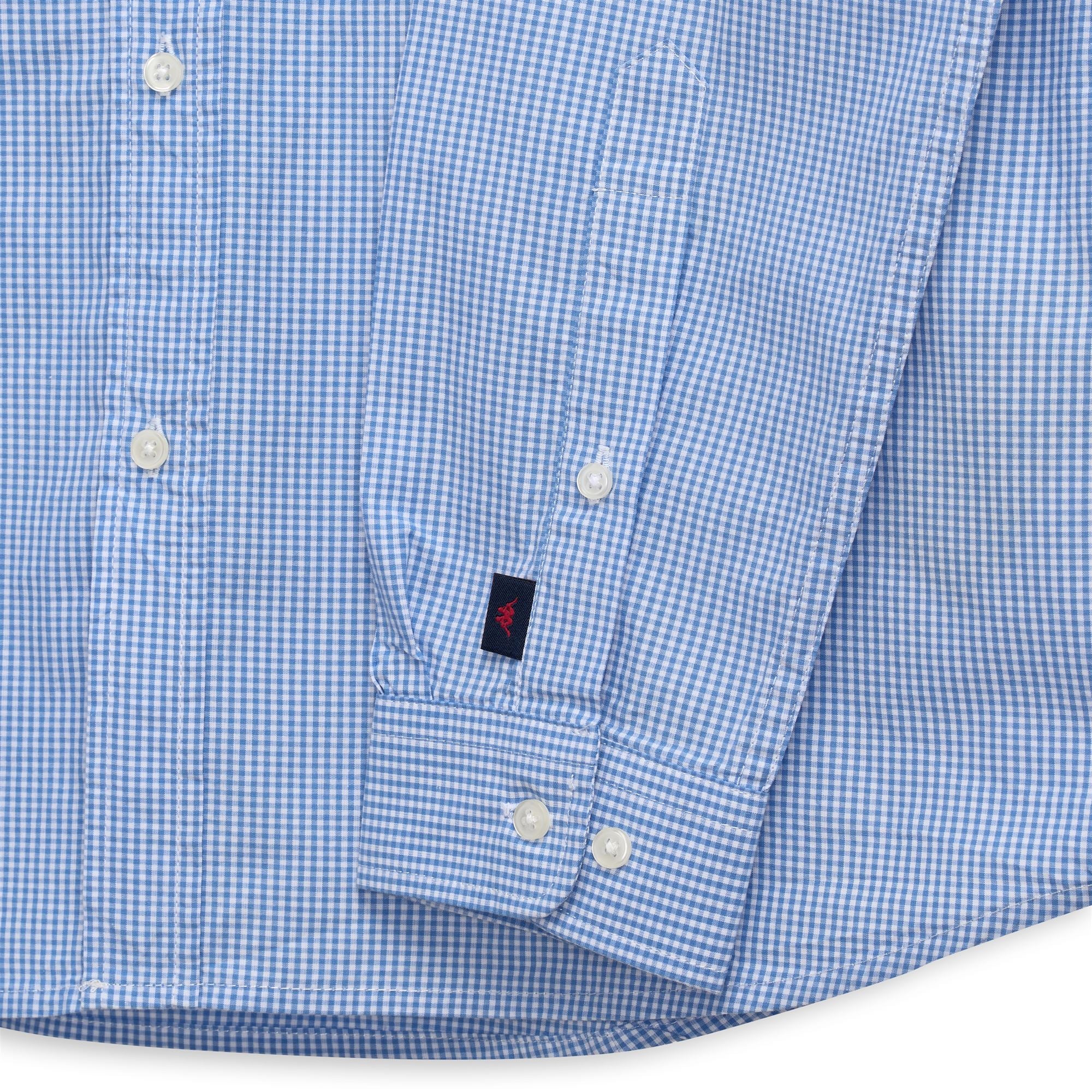 NICABAR - SHIRTS - Button Down - Man - WHITE-AZURE CHECK - Image 2