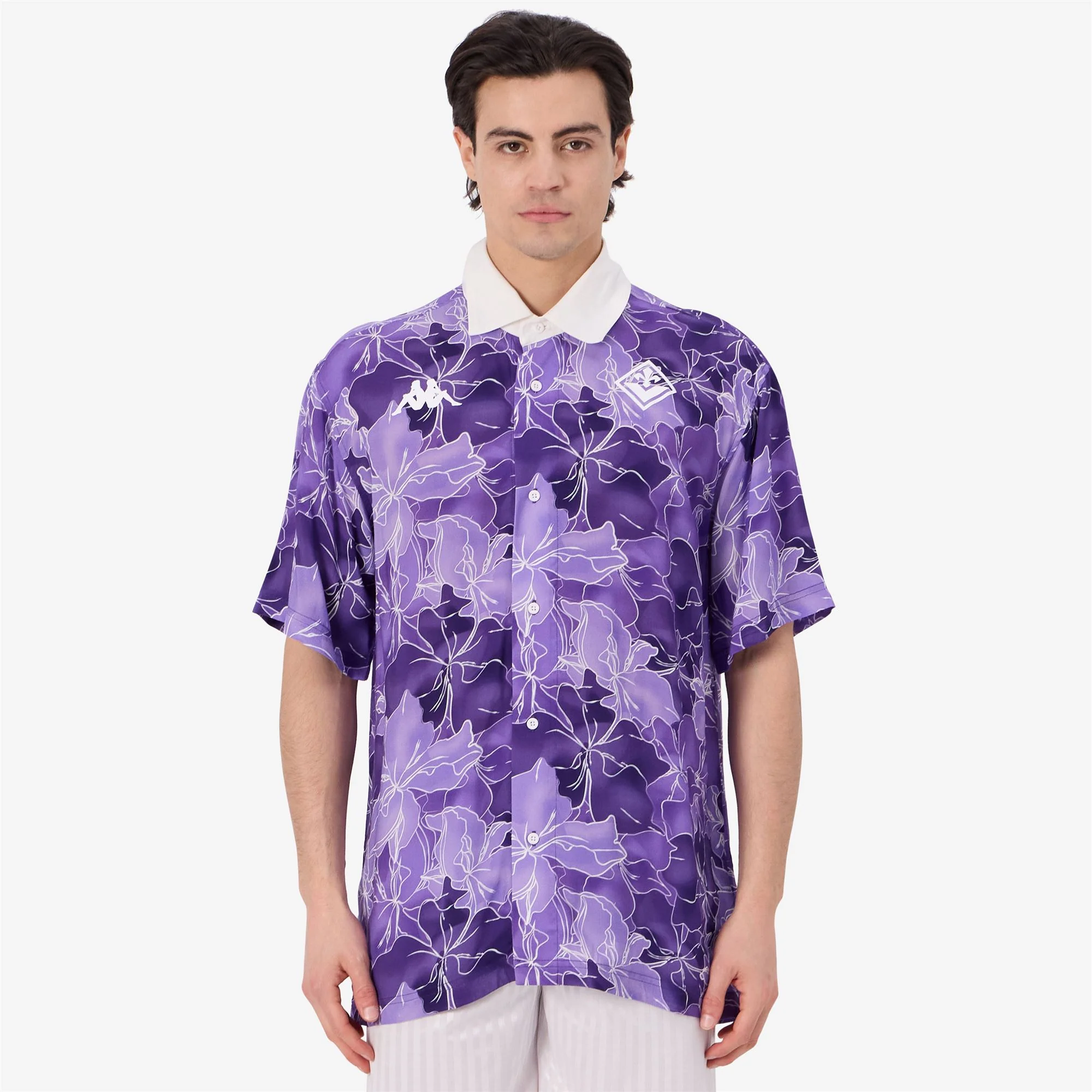 SUPPORTER ABAHIRT FIORENTINA - SHIRTS - Top - Man - VIOLET INDIGO-WHITE - Image 4