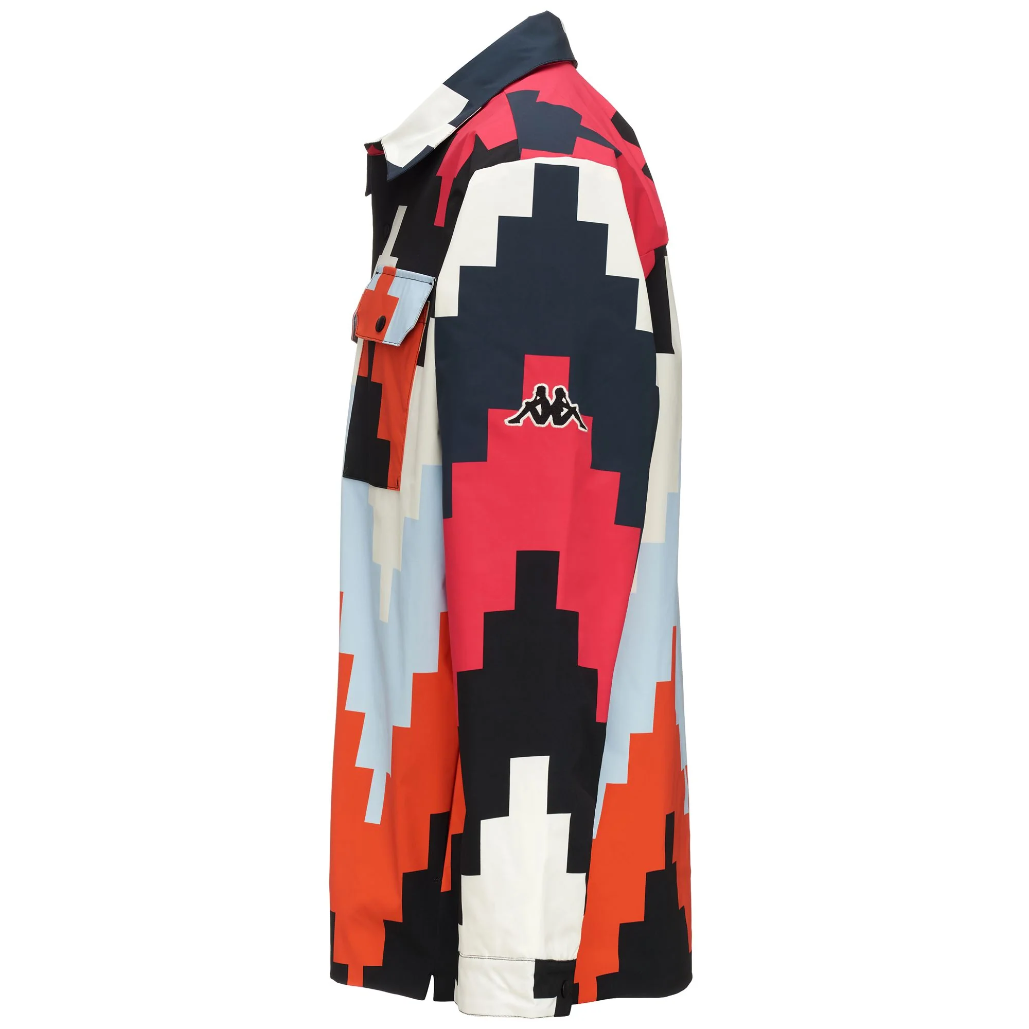 6CENTO 657G - SHIRTS - CLASSIC - Unisex - BLACK-WHITE MILK-ORANGE SMUTTY-FUCHSIA PURPLE-GREY ASPHALT-AZURE WATER GRAPHIC - Image 3