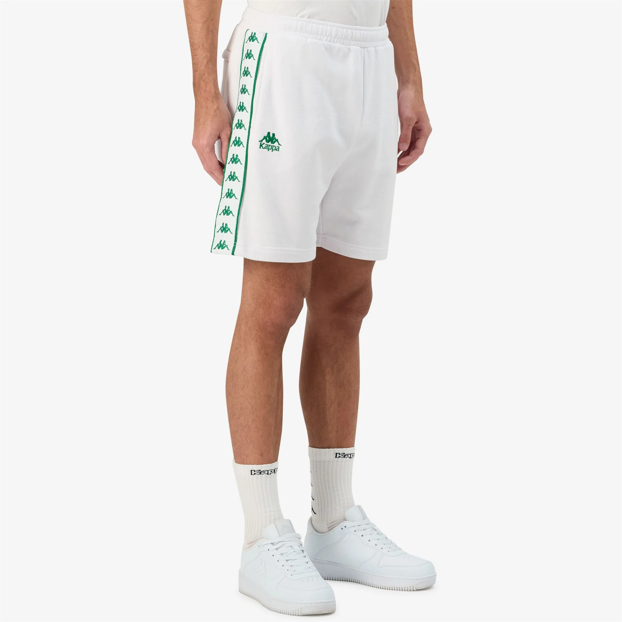 222 BANDA   OVIEDO - Shorts - Sport  Shorts - Man - WHITE-GREEN TEE - Image 5