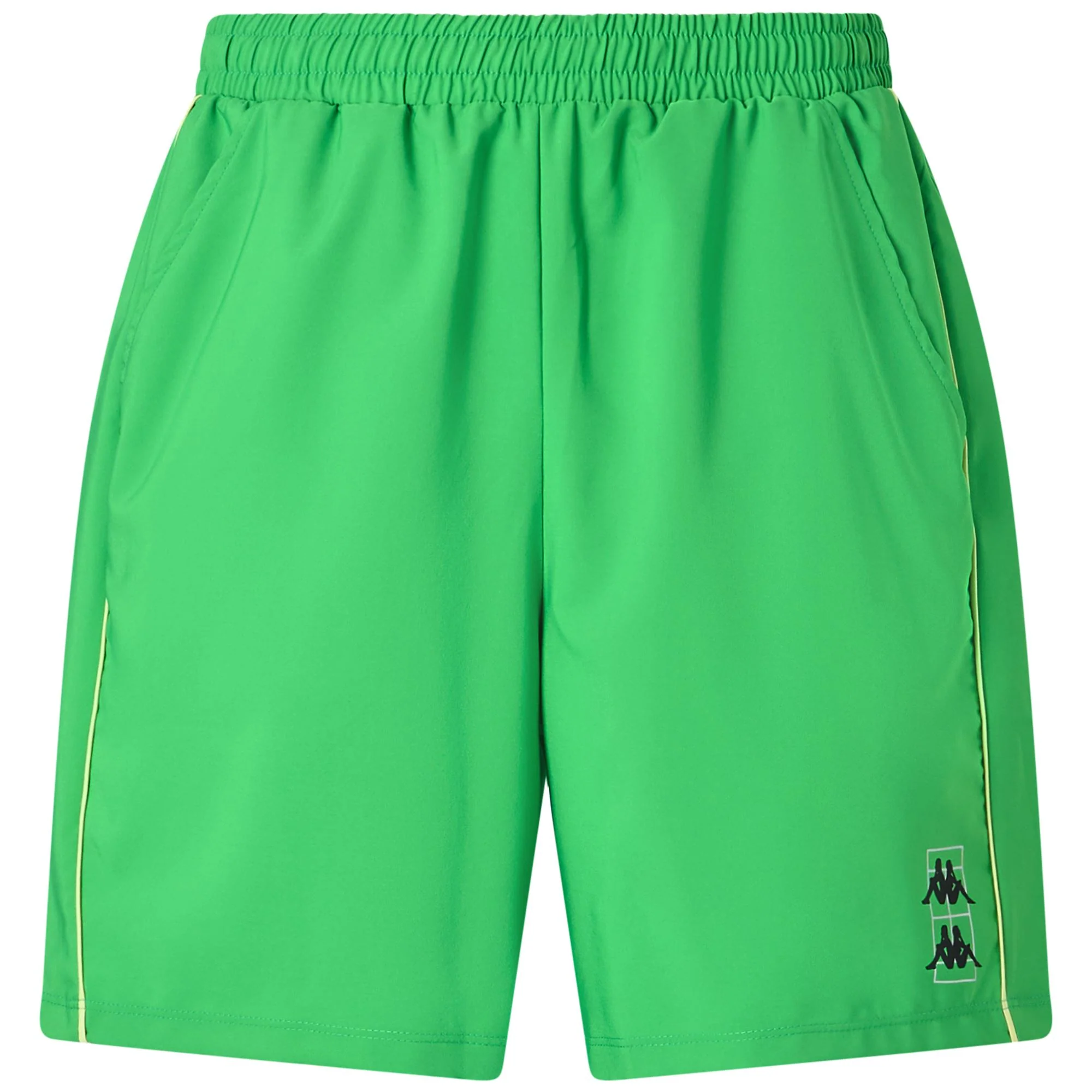 KOMBAT   PADEL FIVIO - Shorts - Sport  Shorts - Man - GREEN FLUO-YELLOW LT SULPHUR