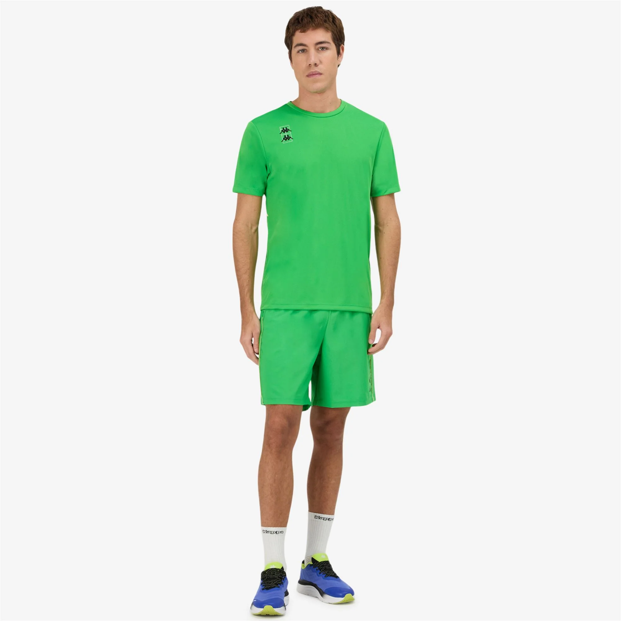 KOMBAT   PADEL FIVIO - Shorts - Sport  Shorts - Man - GREEN FLUO-YELLOW LT SULPHUR - Image 5