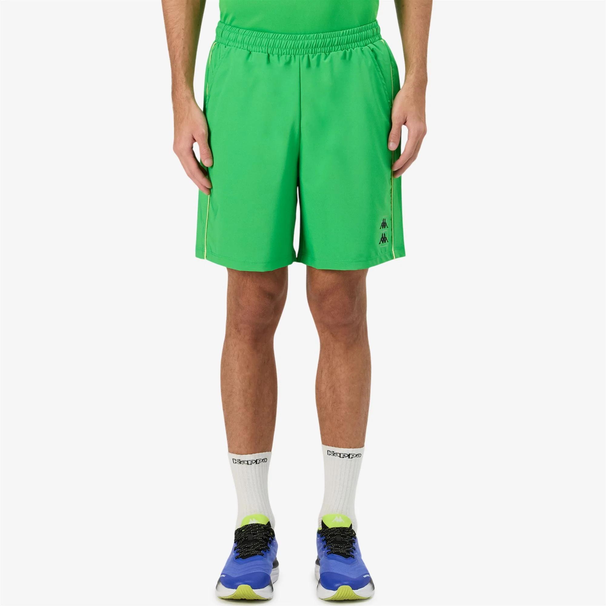 KOMBAT   PADEL FIVIO - Shorts - Sport  Shorts - Man - GREEN FLUO-YELLOW LT SULPHUR - Image 6