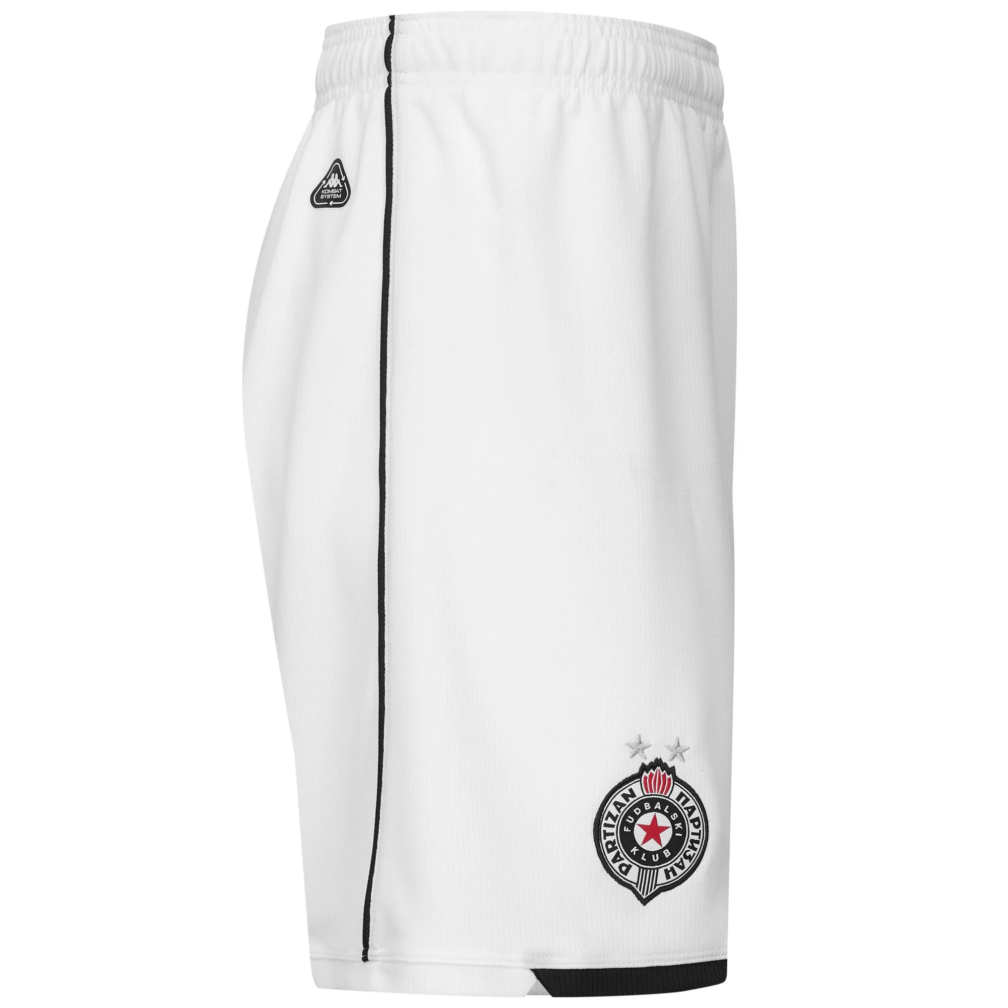 KOMBAT RYDER 2026 PARTIZAN - Shorts - Sport  Shorts - Man - WHITE-BLACK - Image 2