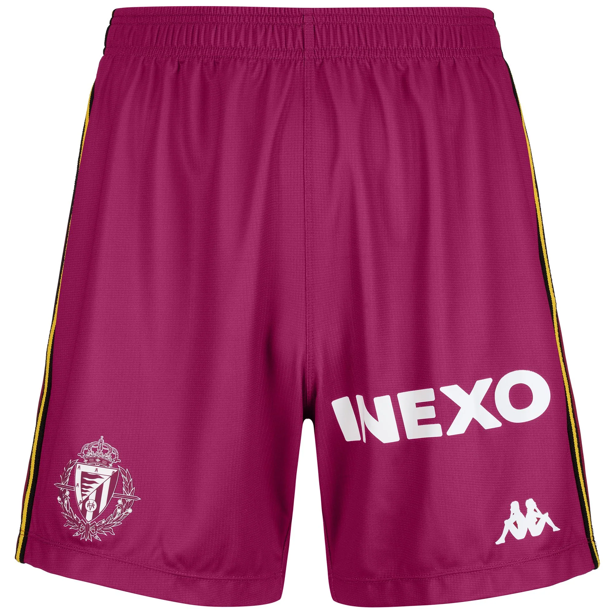 KOMBAT RYDER VALLADOLID - Shorts - Sport  Shorts - Man - AMARANTH-BLACK-YELLOW FLUO-SPONSOR