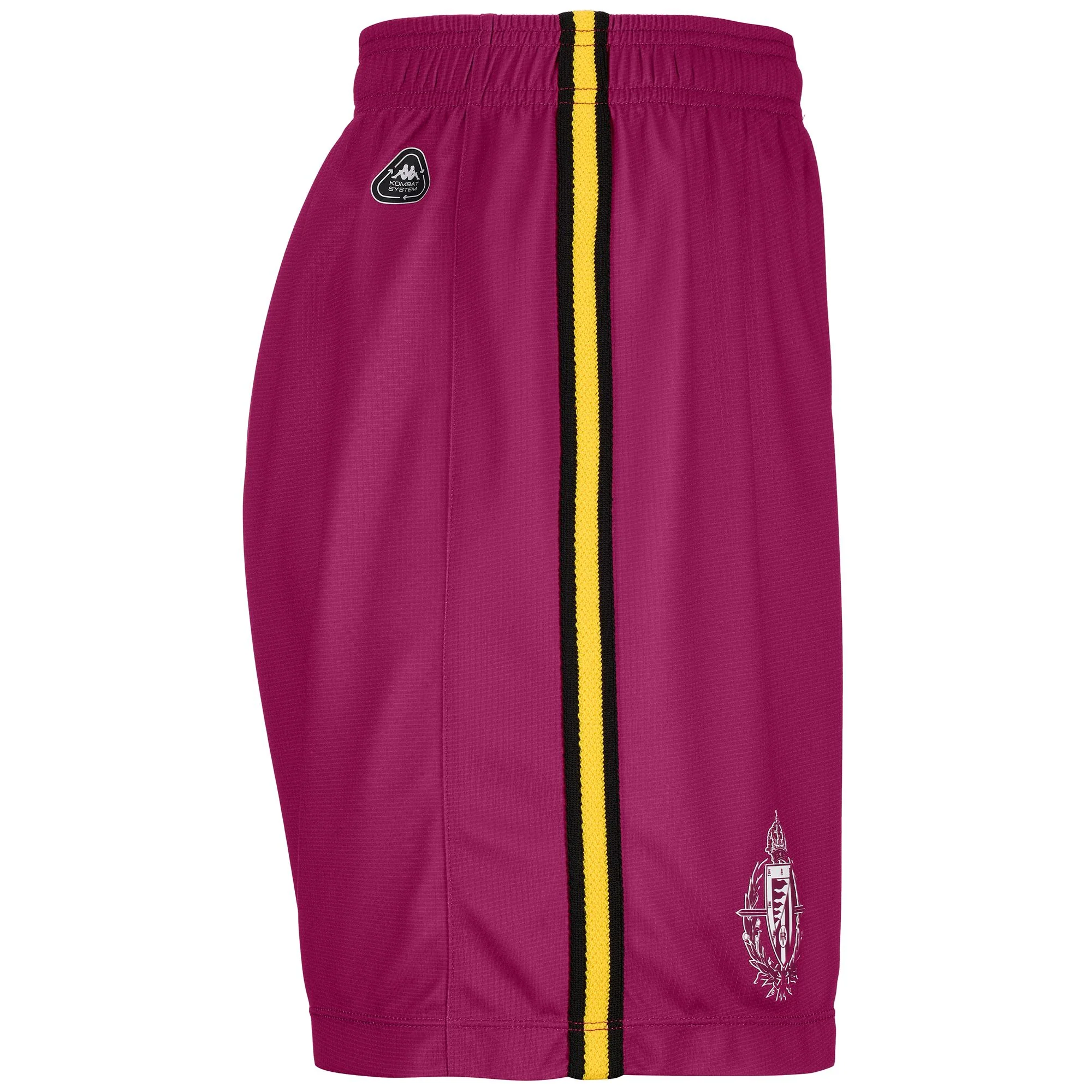 KOMBAT RYDER VALLADOLID - Shorts - Sport  Shorts - Man - AMARANTH-BLACK-YELLOW FLUO-SPONSOR - Image 2