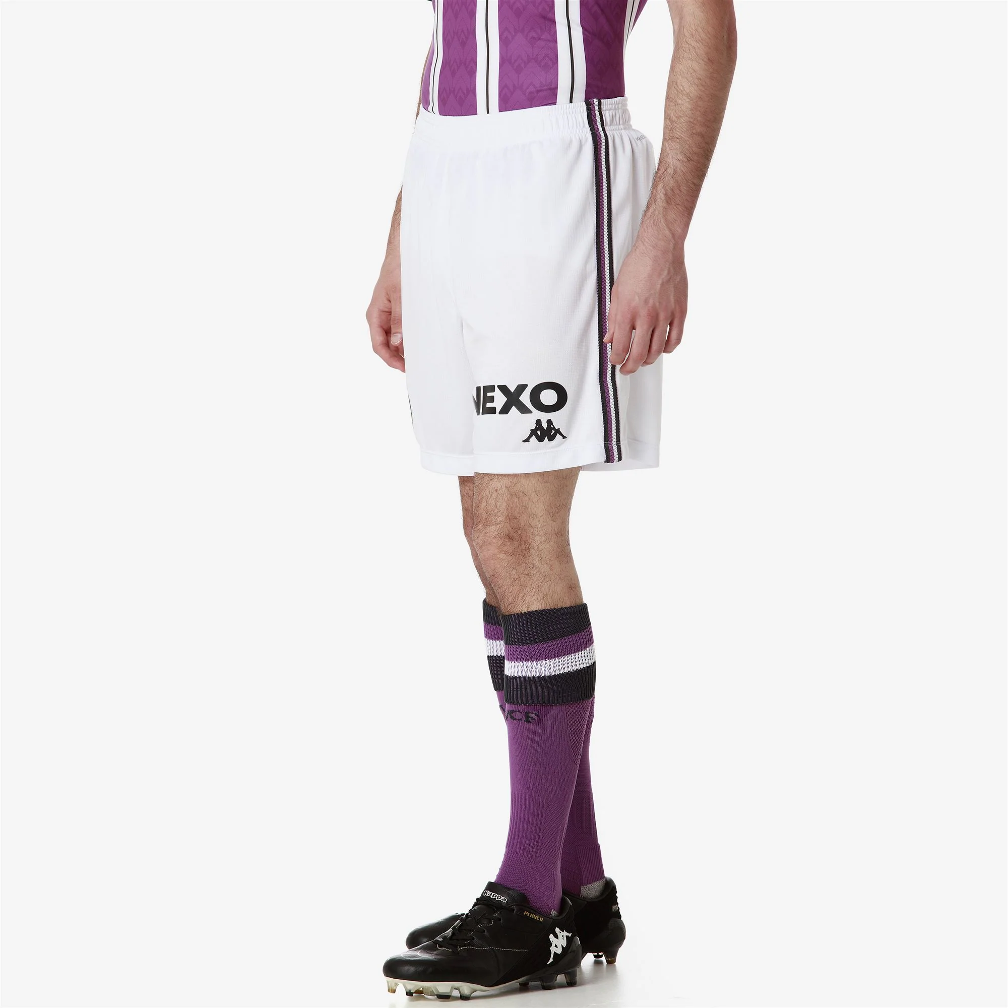 KOMBAT RYDER VALLADOLID - Shorts - Sport  Shorts - Man - WHITE-VIOLET-GREY CENIZE-SPONSOR - Image 7