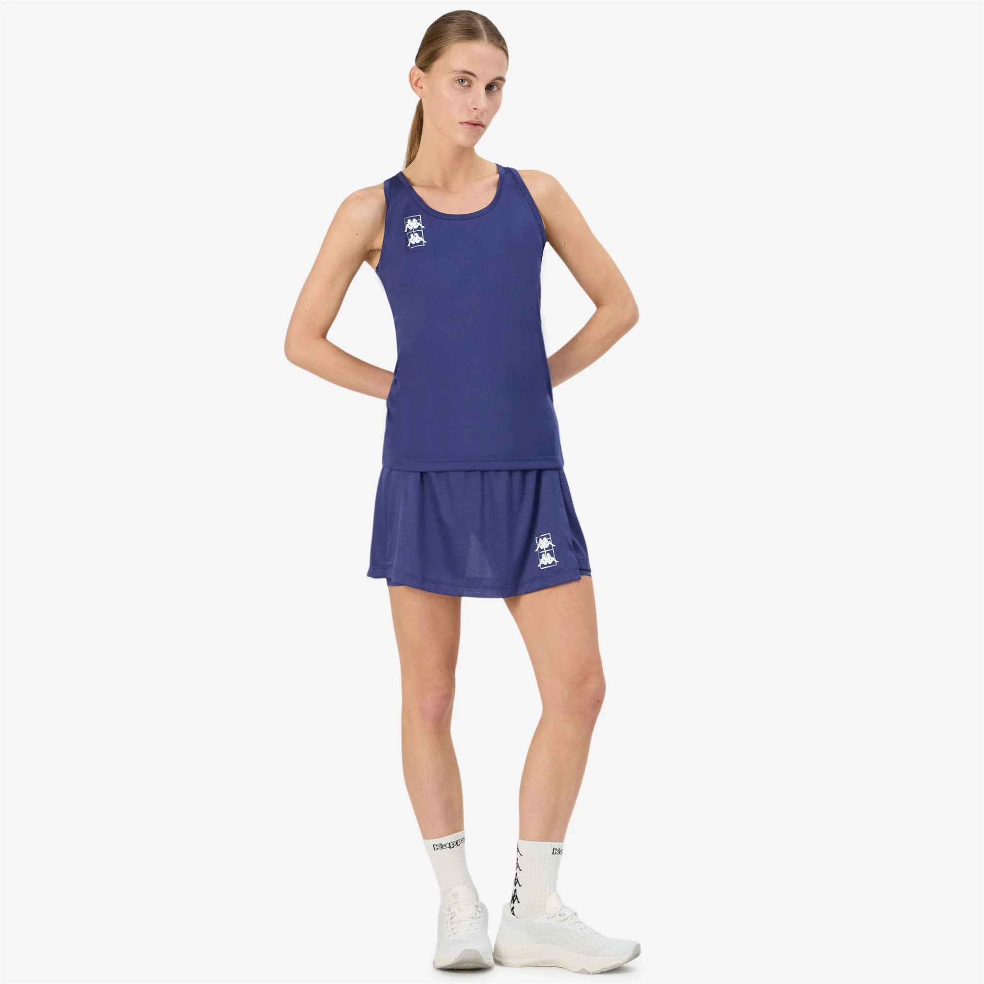 KOMBAT  PADEL FEVASI - Skirts - Short - Woman - BLUE TWILIGHT-GREEN FLUO - Image 5