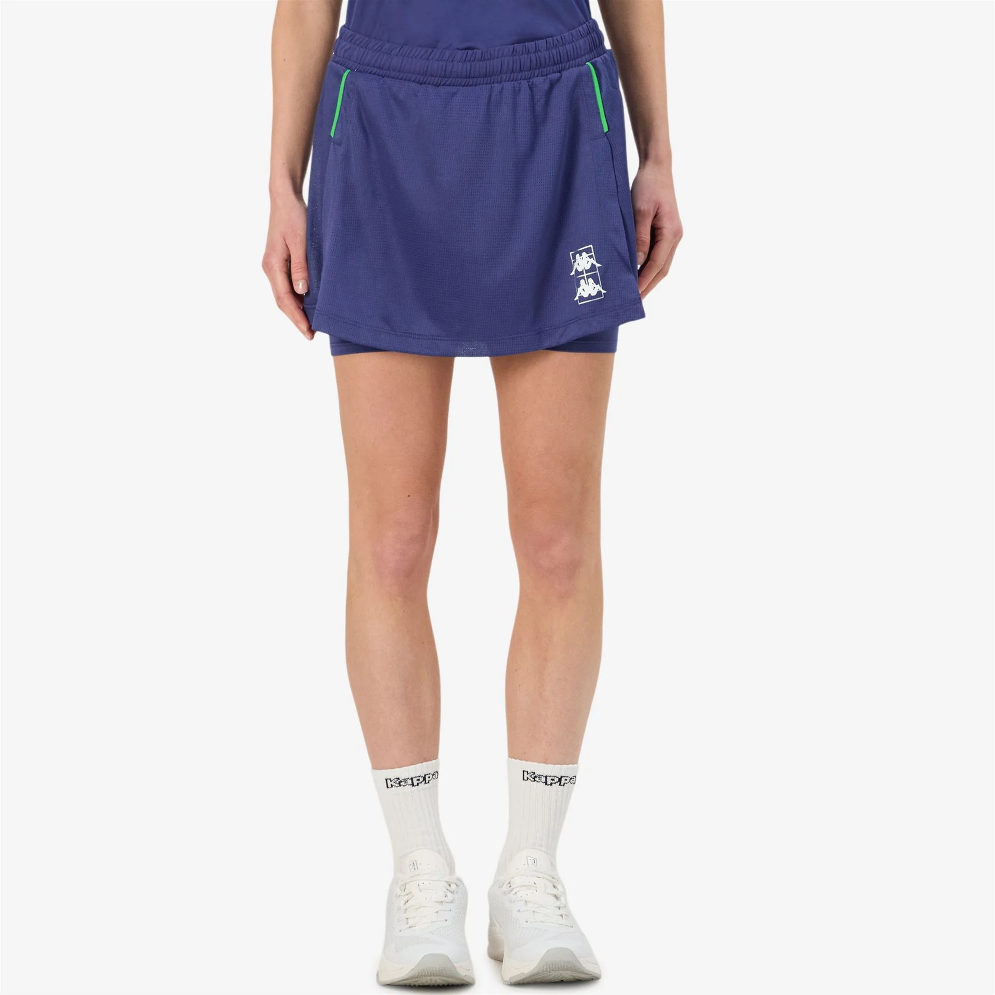 KOMBAT  PADEL FEVASI - Skirts - Short - Woman - BLUE TWILIGHT-GREEN FLUO - Image 6