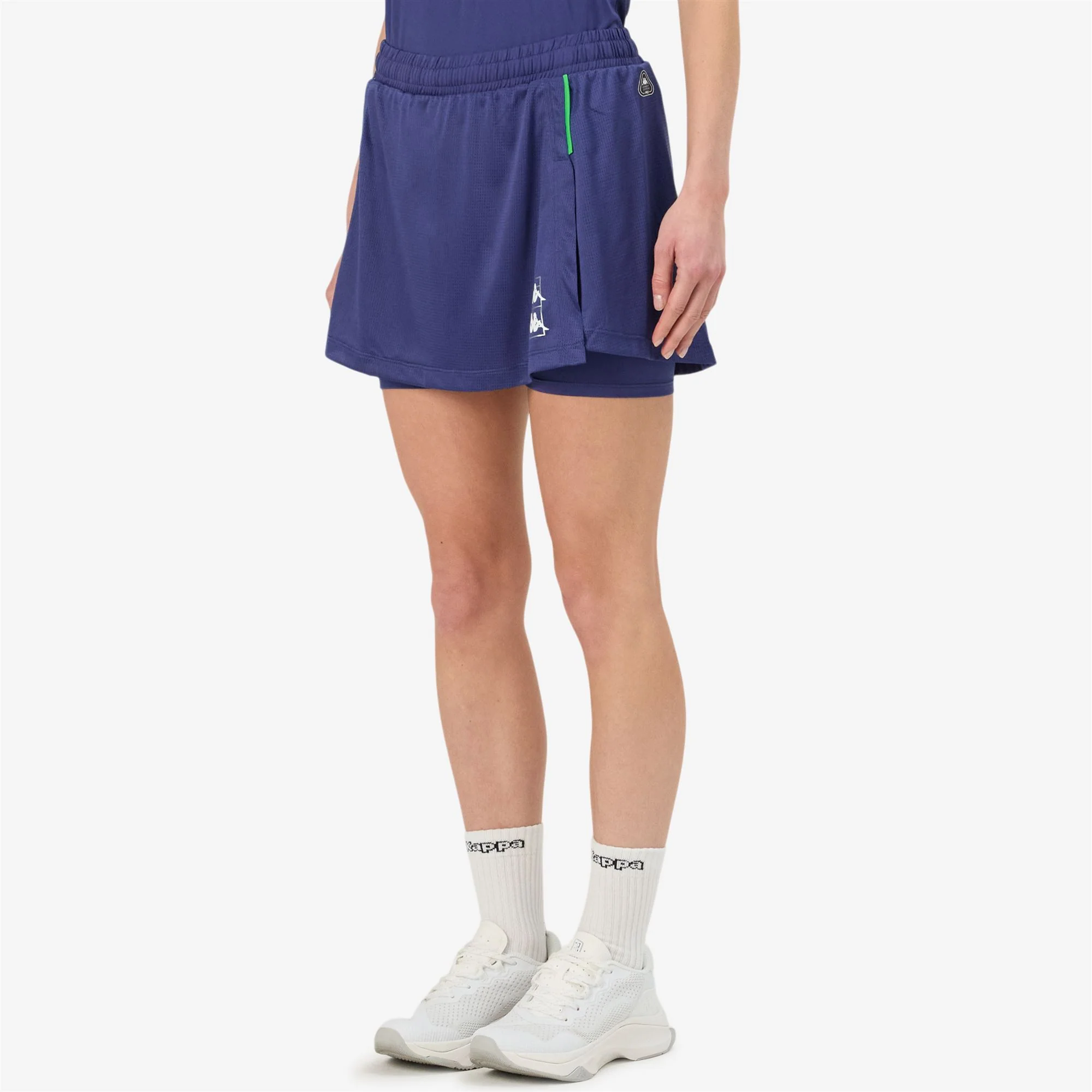 KOMBAT  PADEL FEVASI - Skirts - Short - Woman - BLUE TWILIGHT-GREEN FLUO - Image 7