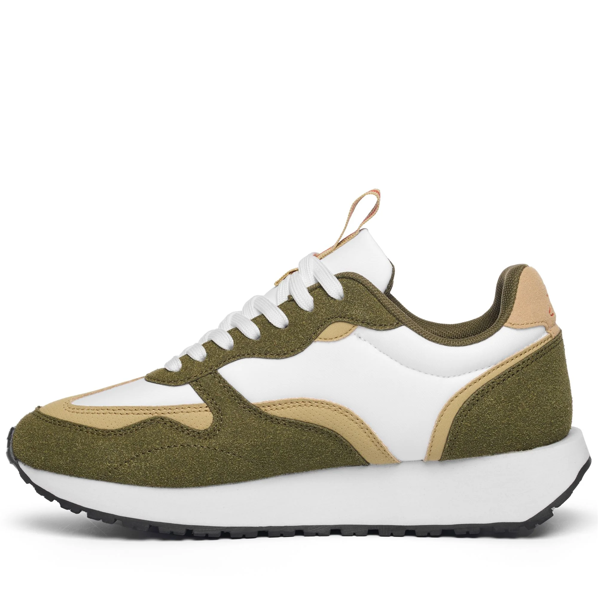LOGO    ARVIKA - Sneakers - Low Cut - Man - WHITE-GREEN MILITARY - Image 5