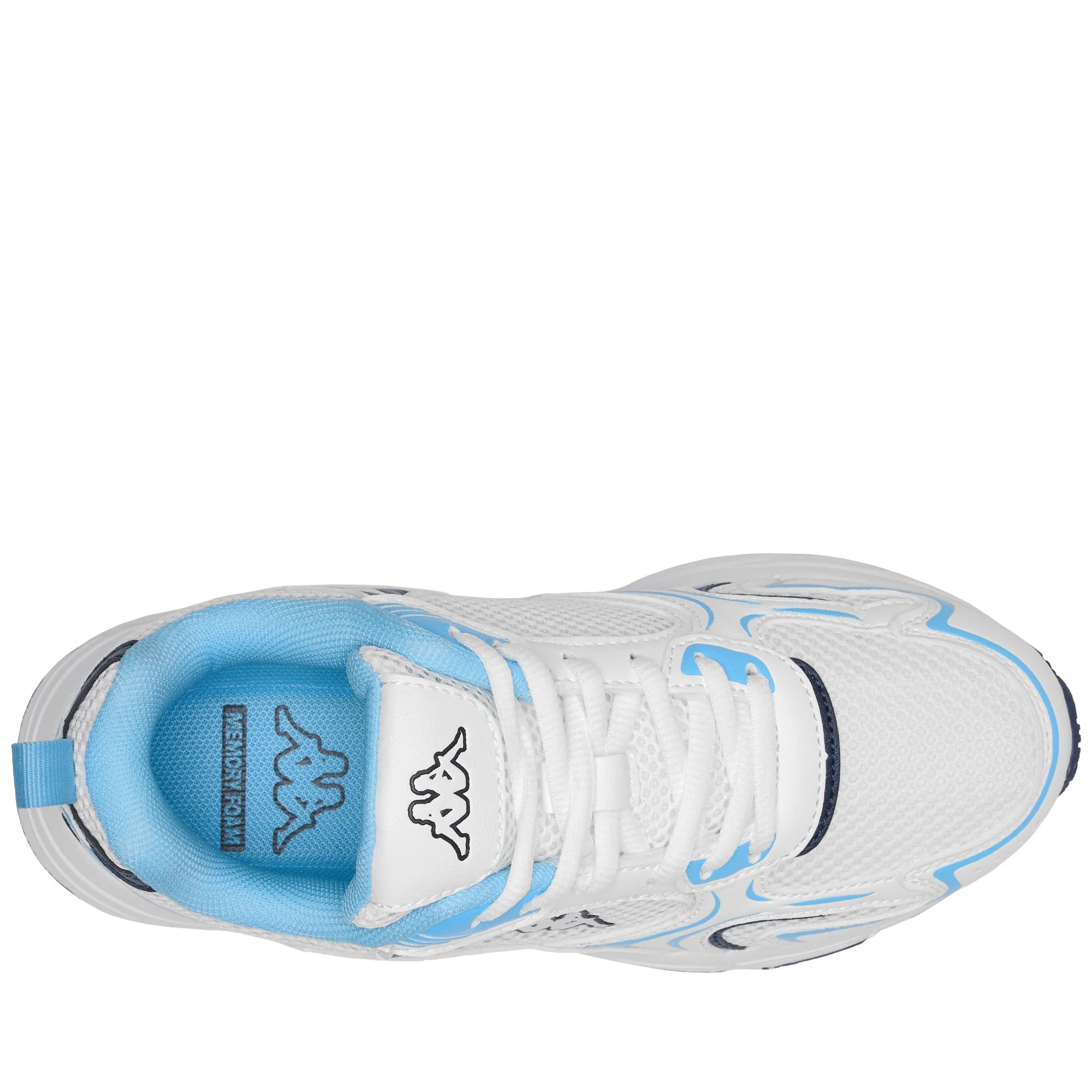 LOGO  MYGIDO - Sneakers - Low Cut - Unisex - WHITE-AZURE CELESTE-BLUE MARINE - Image 3