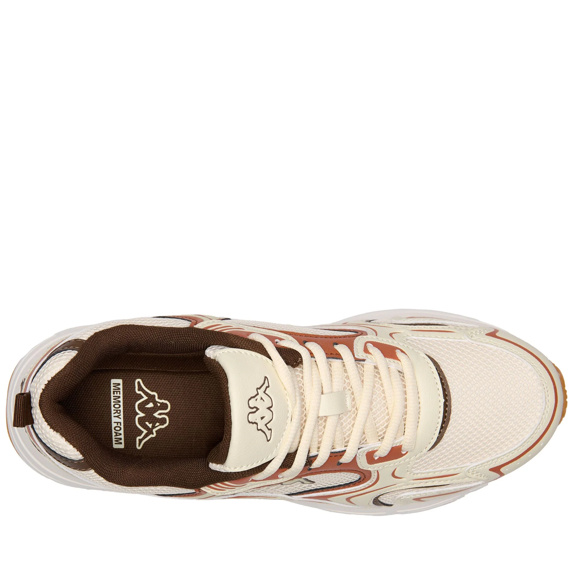 LOGO  MYGIDO - Sneakers - Low Cut - Unisex - WHITE TOFU-BROWN HAZEL-BROWN COFFEE - Image 2