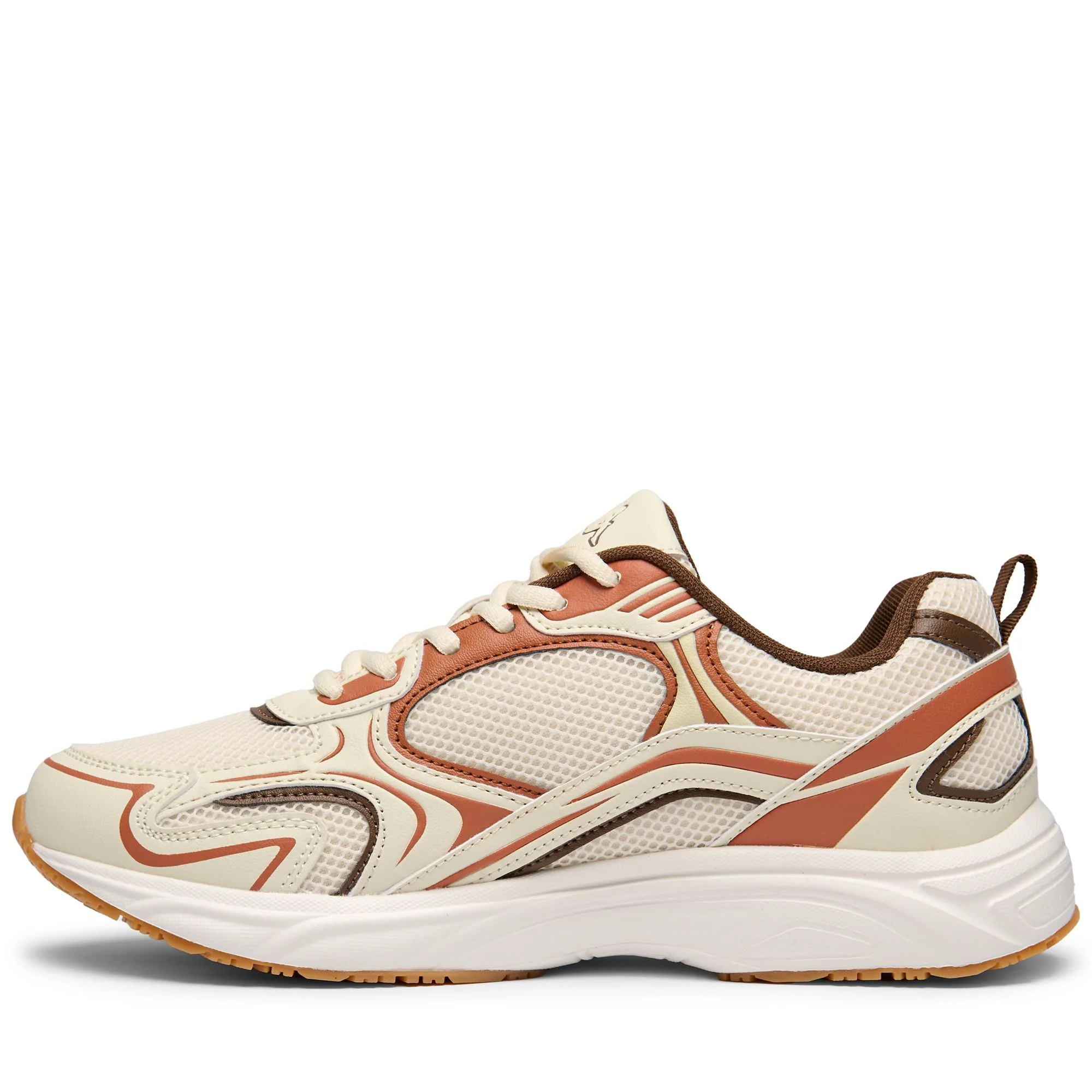 LOGO  MYGIDO - Sneakers - Low Cut - Unisex - WHITE TOFU-BROWN HAZEL-BROWN COFFEE - Image 5
