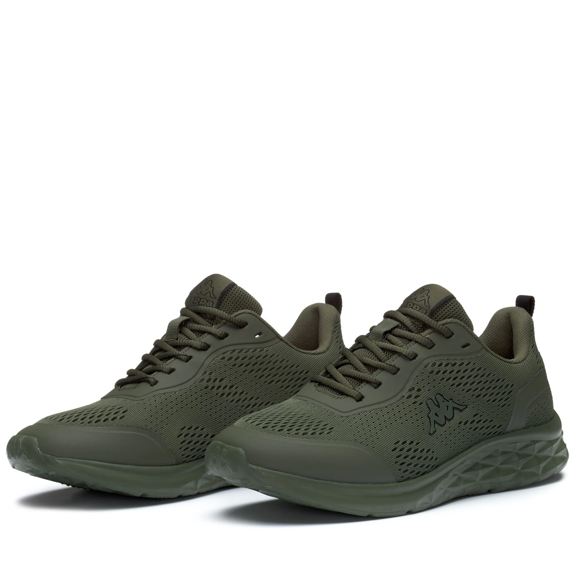 LOGO   ROOCKEY - Sneakers - Low Cut - Unisex - GREEN OLIVE-BLACK