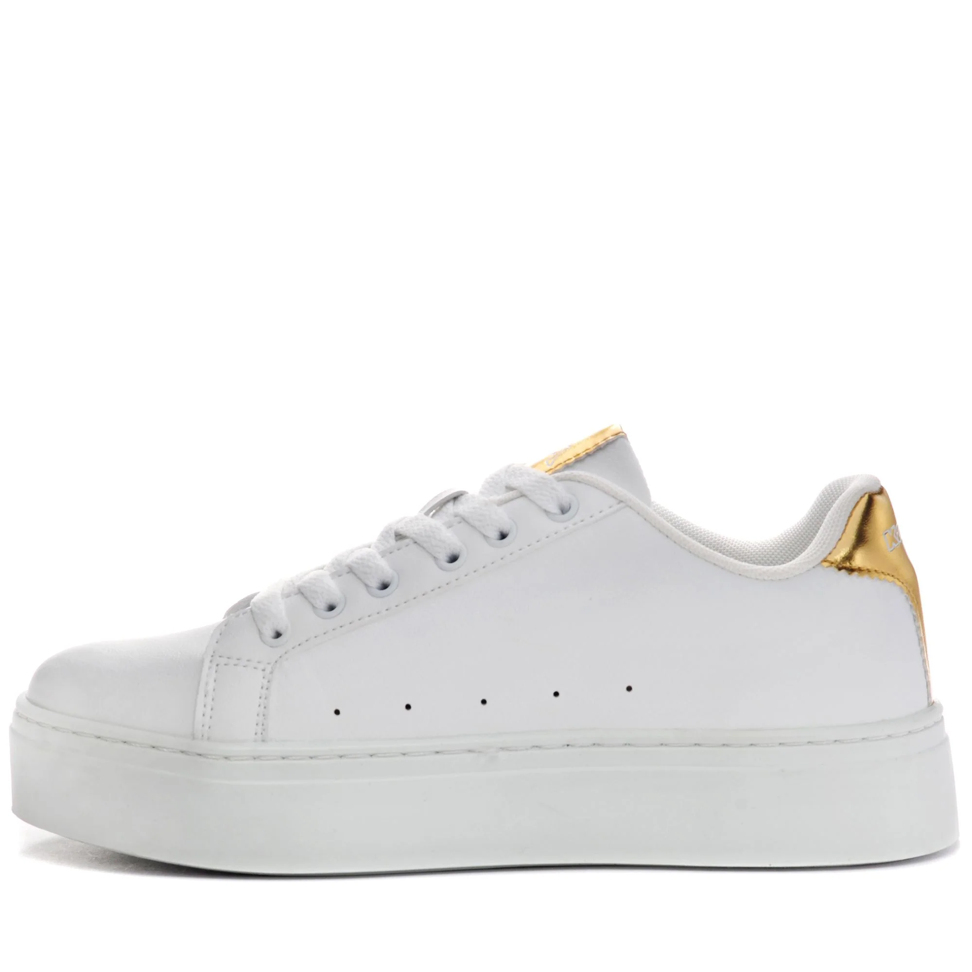 LOGO ISABEL - Sneakers - Low Cut - Woman - WHITE-YELLOW GOLD - Image 5