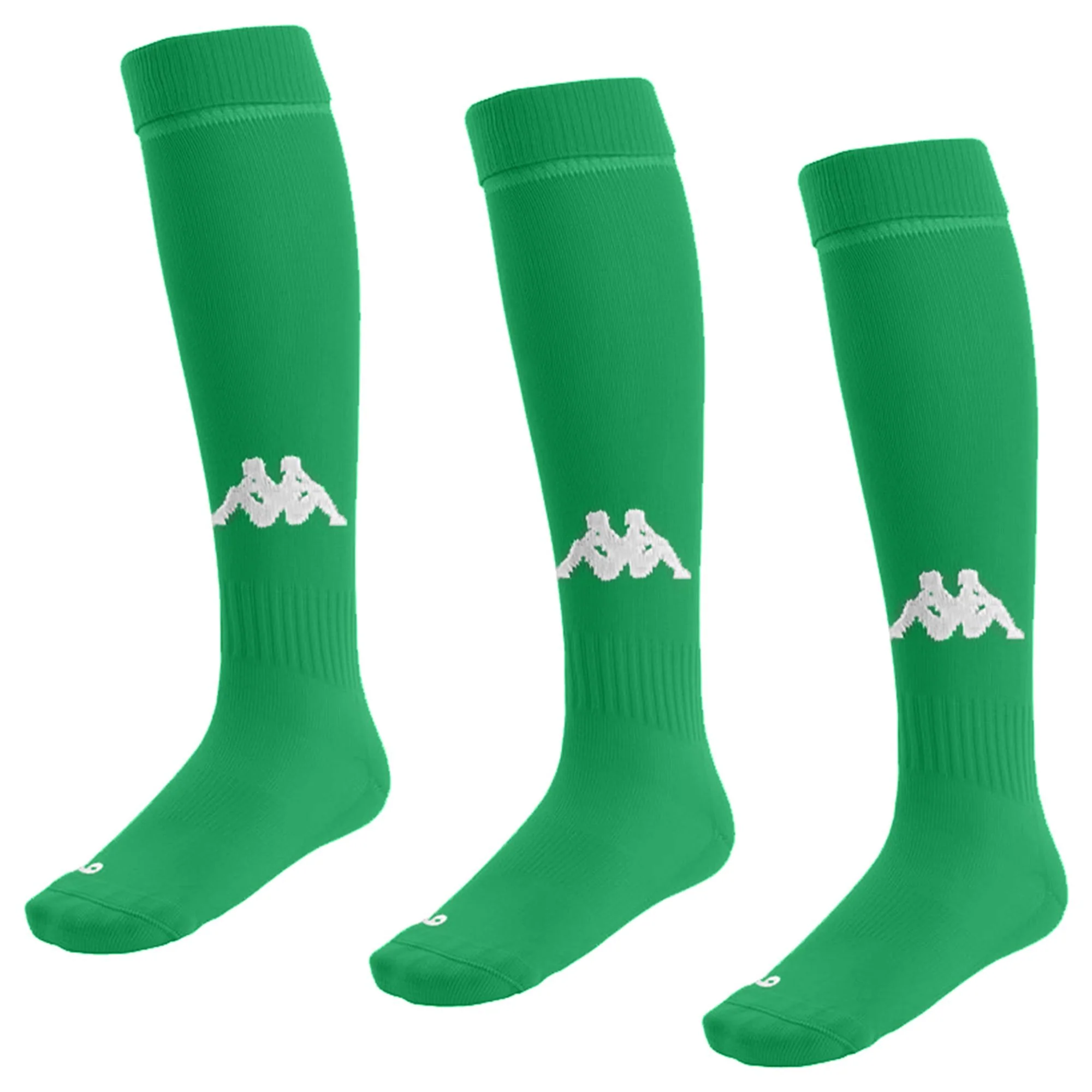 KAPPA4FOOTBALL PENAO 3PACK - Socks - Knee High Sock - Man - GREEN-WHITE