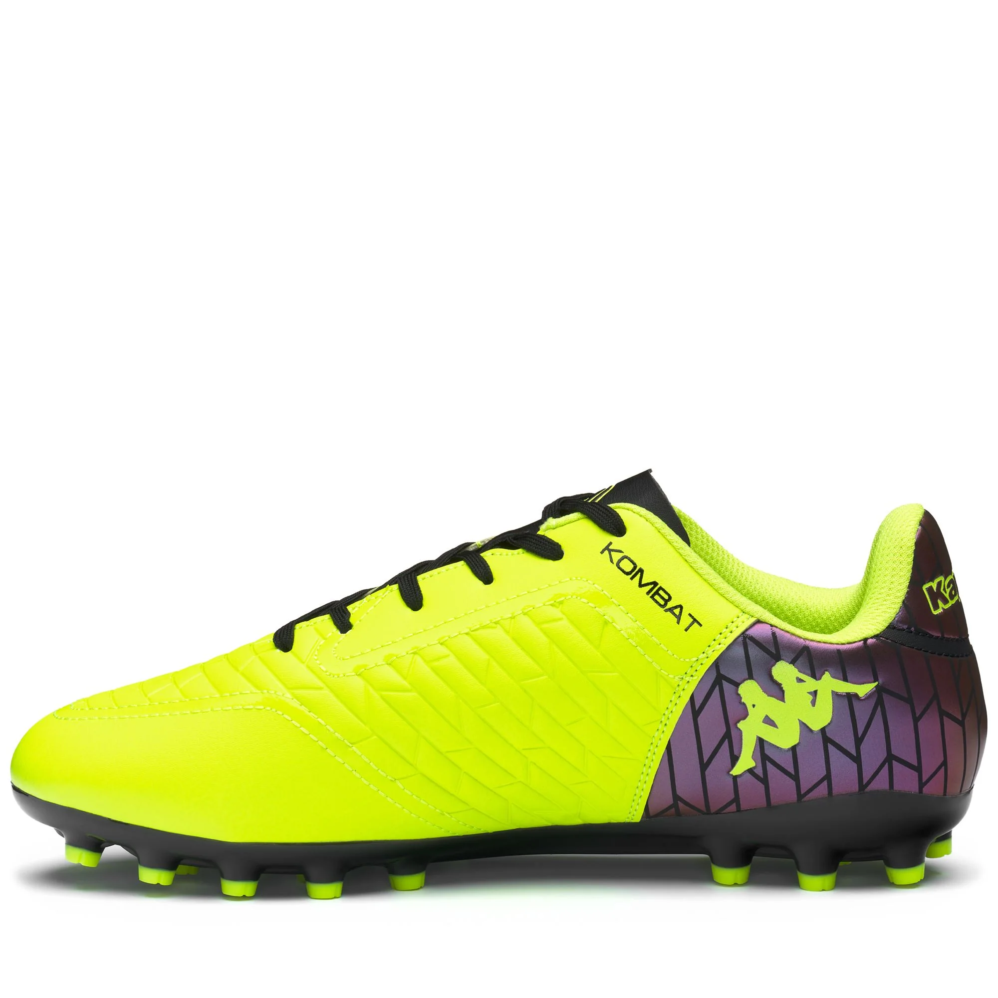 KOMBAT  PLAYER BASE AG - Sport Shoes - Low Cut - Man - NEON YELLOW-BLACK - Image 2