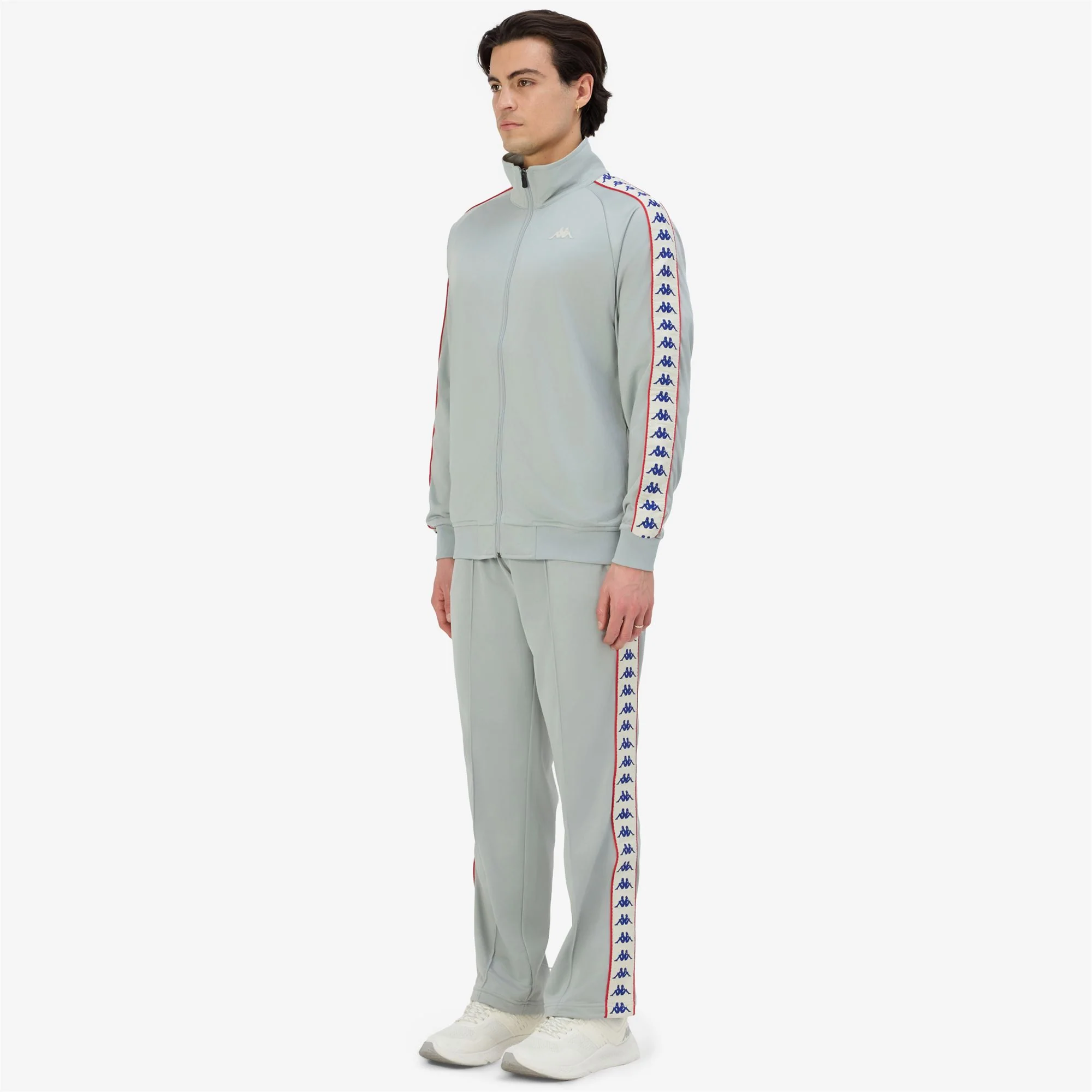 222 BANDA     DUEDUEDUE - Sport Suits - TRACKSUIT - Man - GREY-WHITE ANTIQUE-RED - Image 5