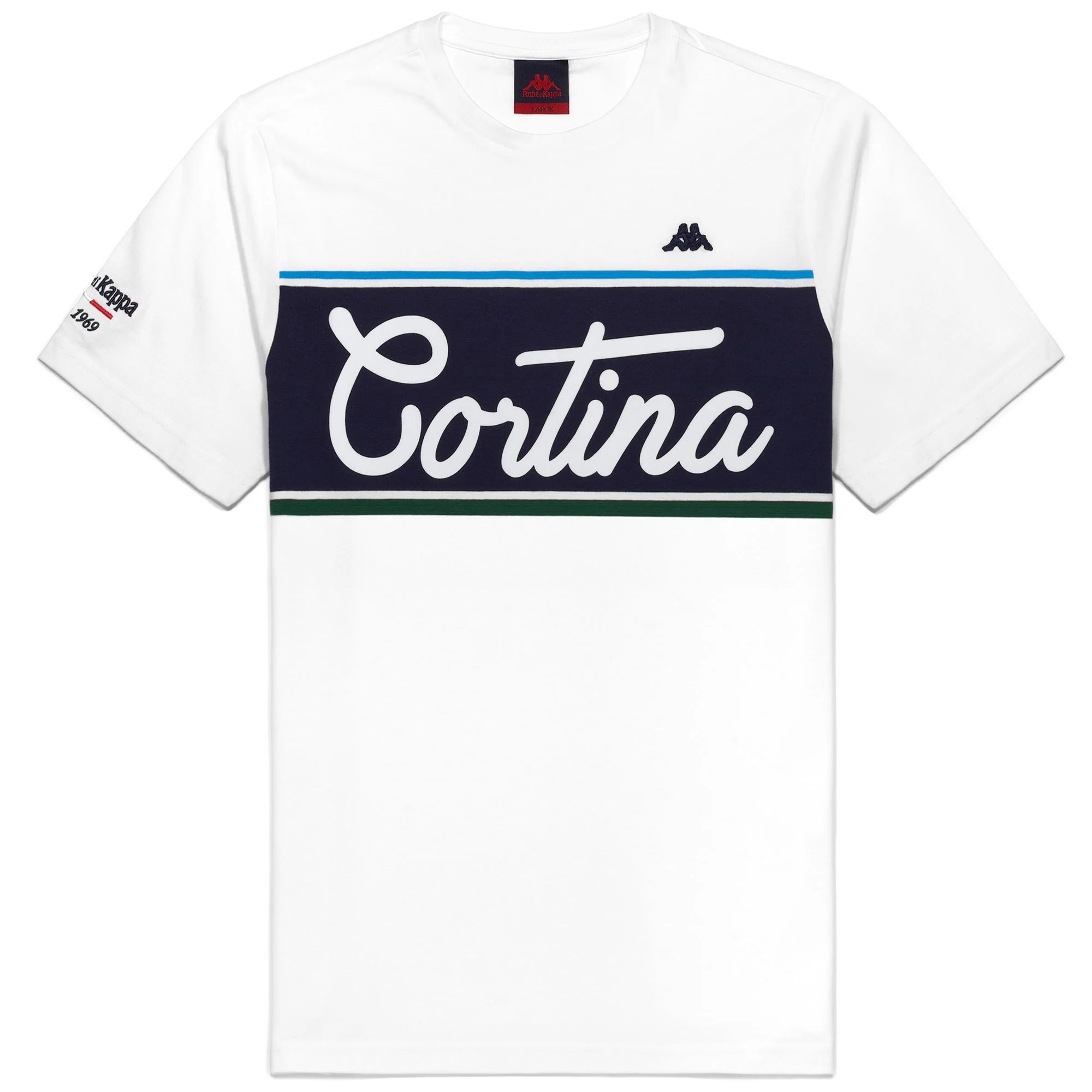 EROI TEE CORTINA STRIPED - T-ShirtsTop - T-Shirt - Man - WHITE-NAVY