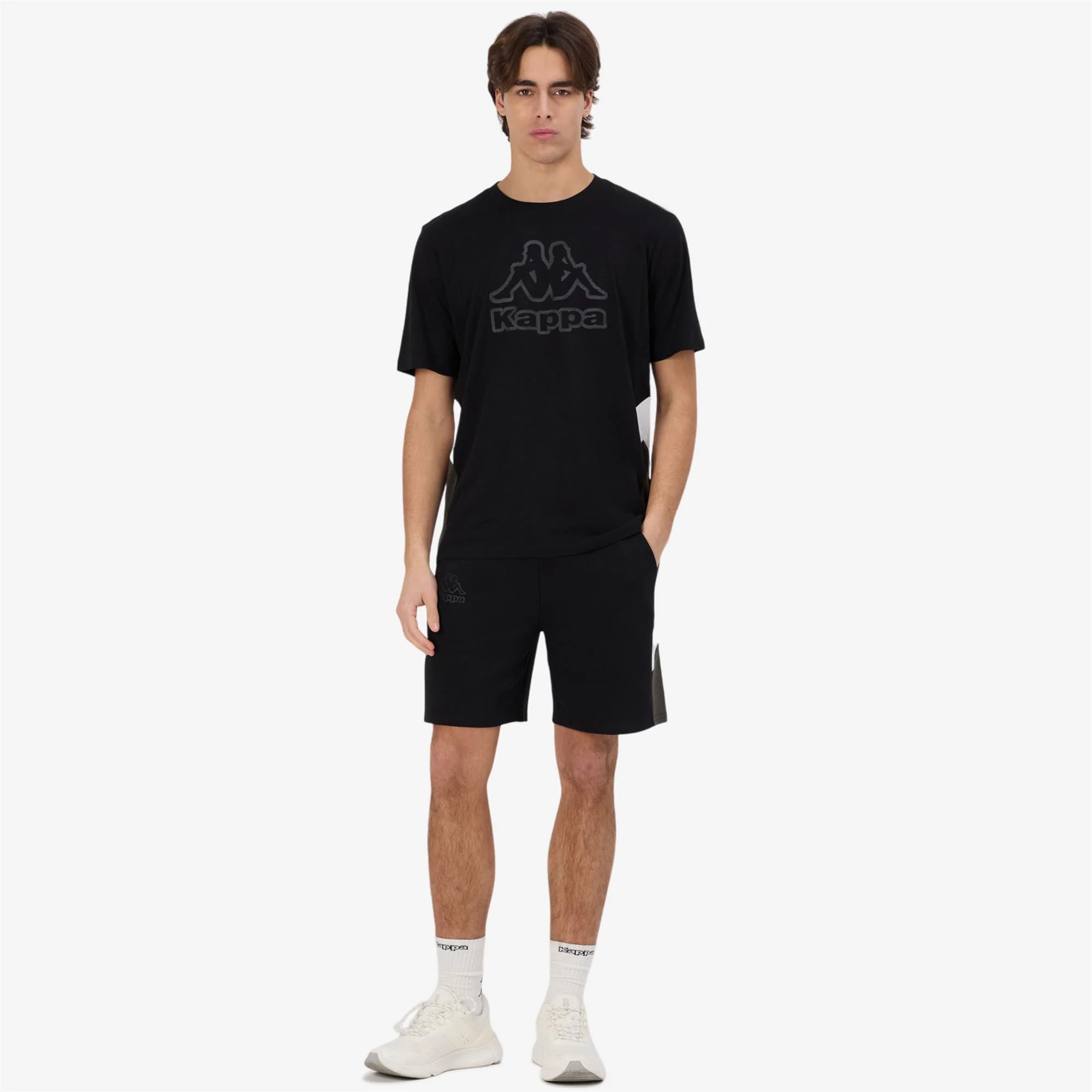 LOGO GRAPO - T-ShirtsTop - T-Shirt - Man - BLACK-BLACK BROWNISH PINO-WHITE