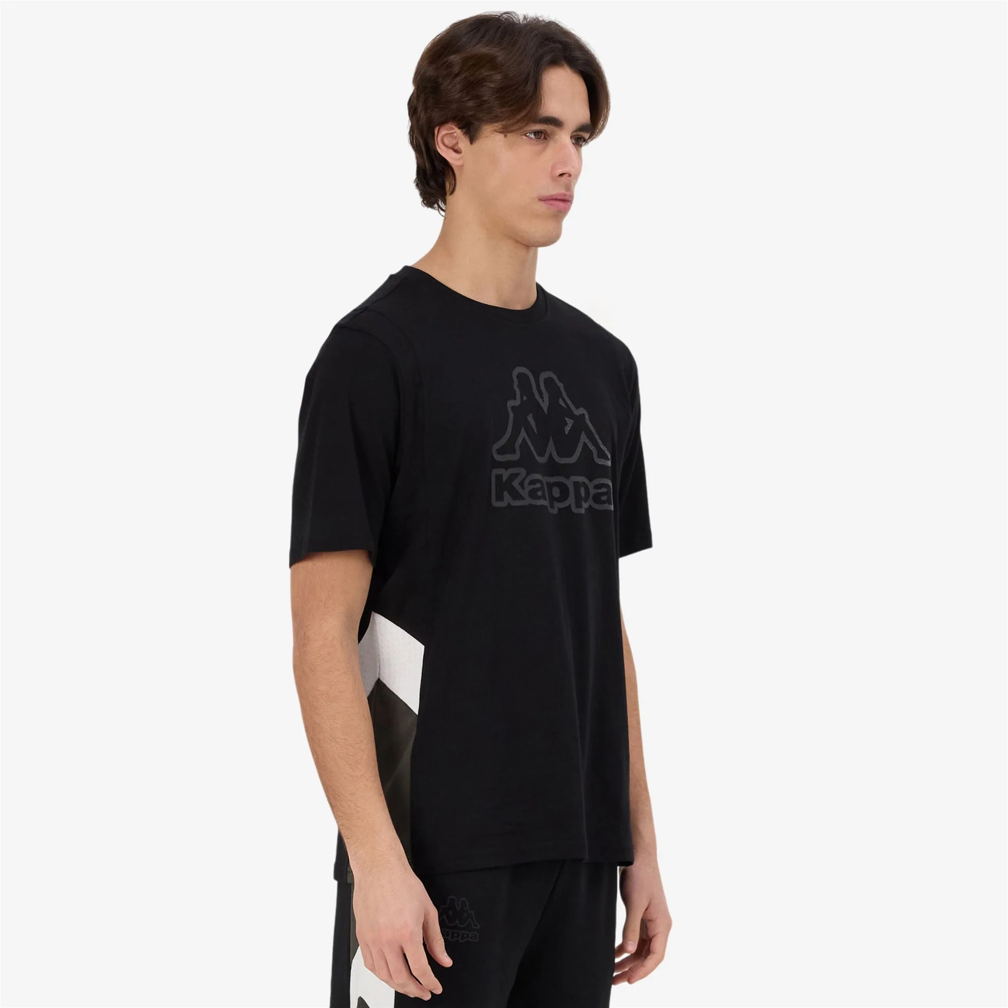 LOGO GRAPO - T-ShirtsTop - T-Shirt - Man - BLACK-BLACK BROWNISH PINO-WHITE - Image 6