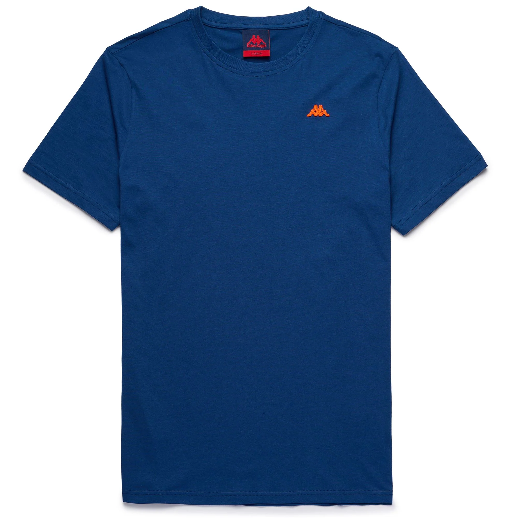 LUC - T-ShirtsTop - T-Shirt - Man - BLUE MD COBALT-ORANGE TIGERLILY