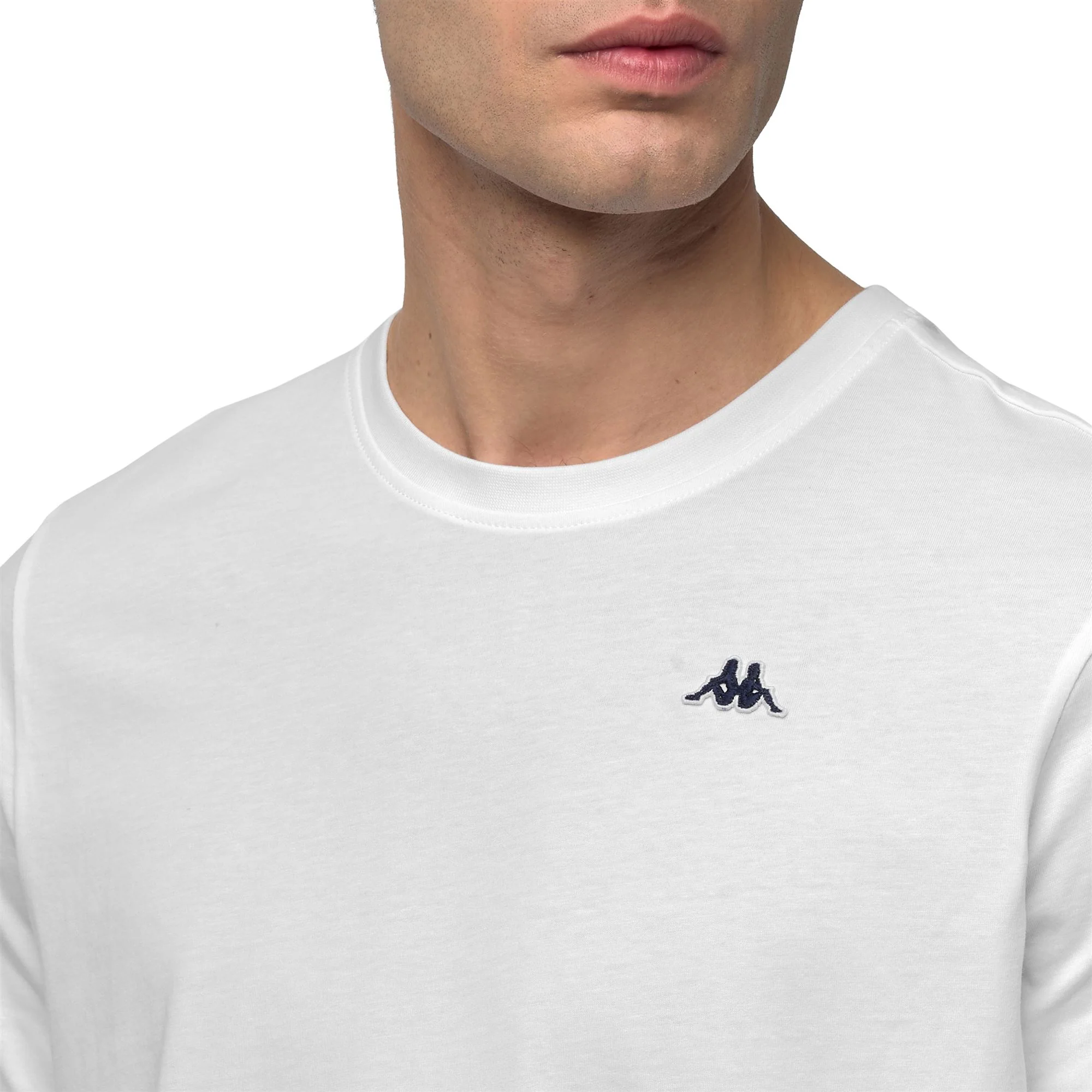 LUC - T-ShirtsTop - T-Shirt - Man - WHITE-BLUE MARINE