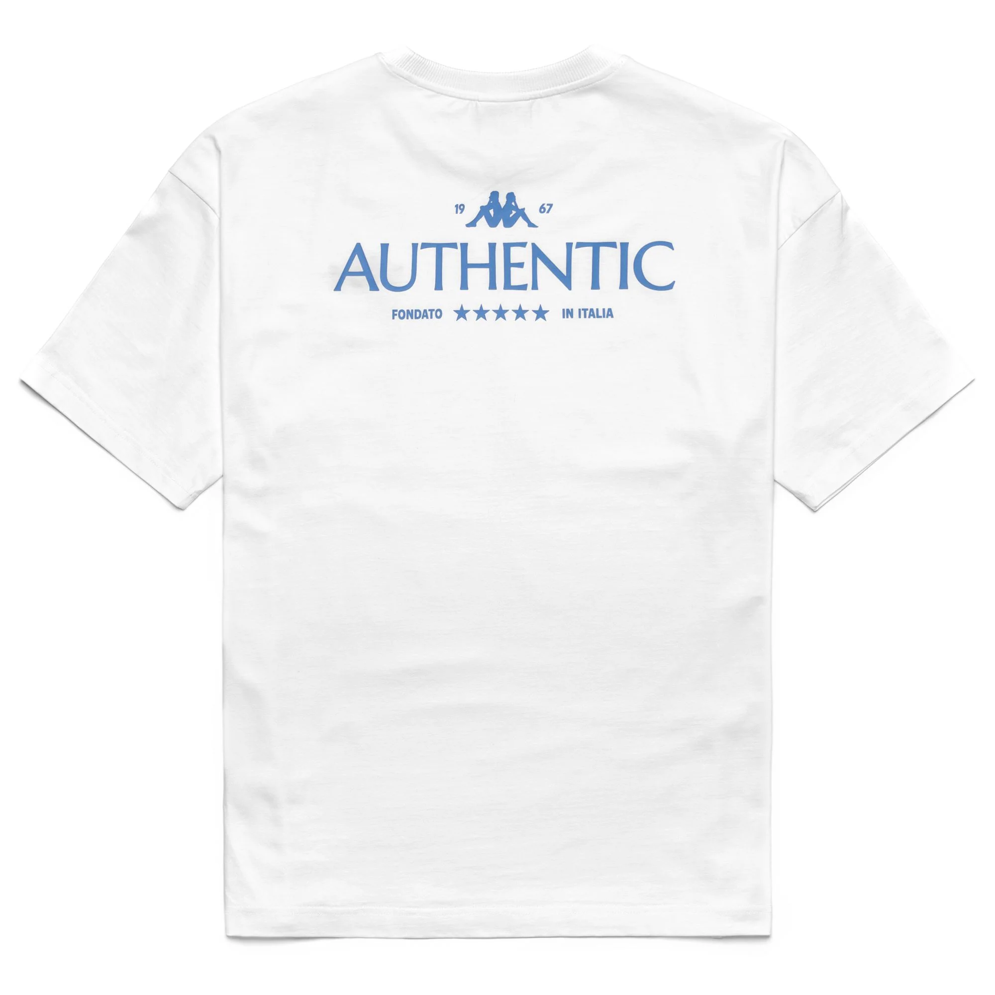 NHAMAK - T-Shirts & Top - T-Shirt - Man - White-Blue Sea - Image 3