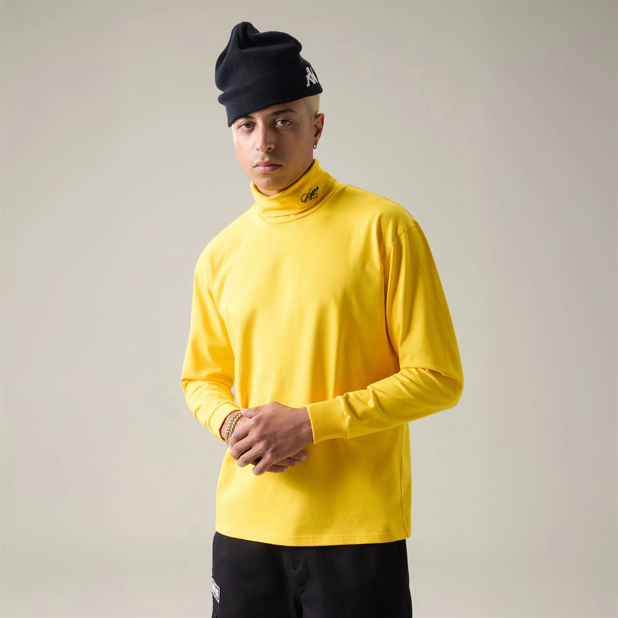 OLVEA - T-Shirts & Top - T-Shirt - Man - Yellow Spectra-Black - Image 4
