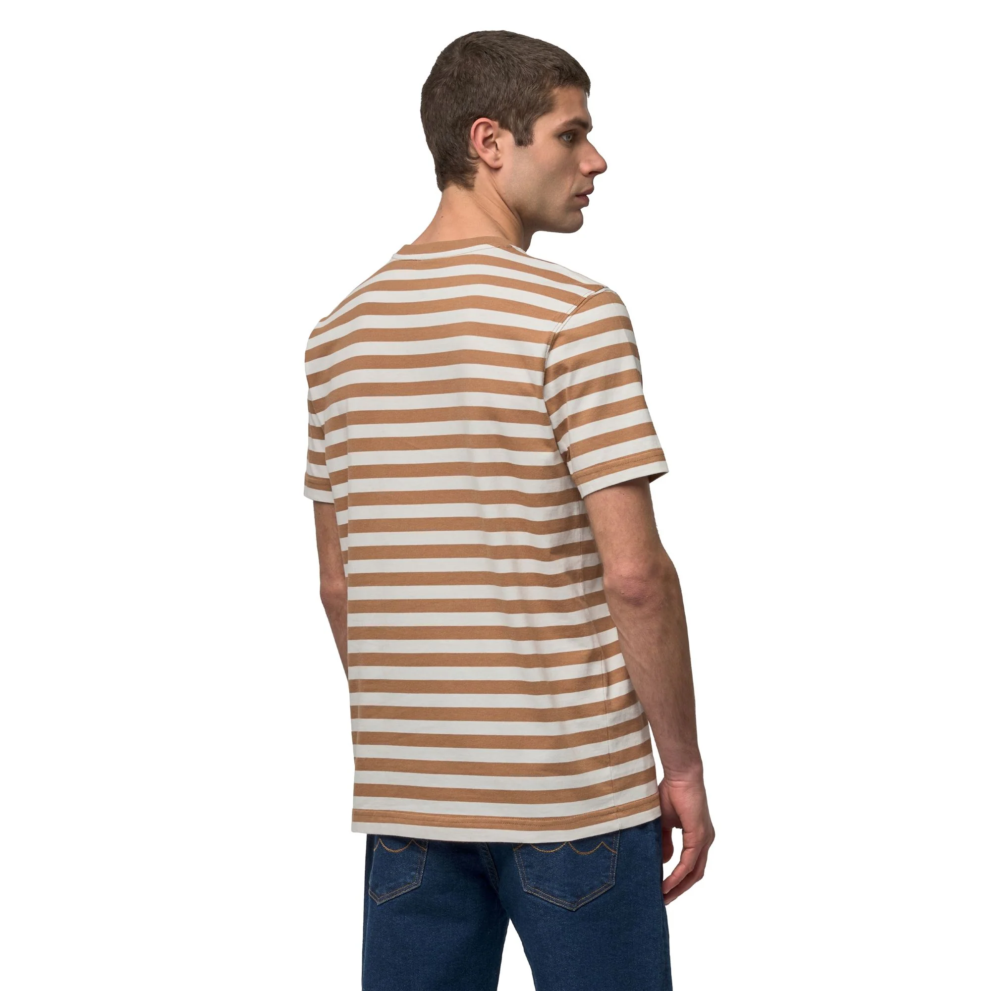 RARES - T-ShirtsTop - T-Shirt - Man - BROWN TANNO-WHITE CLOUD - Image 2