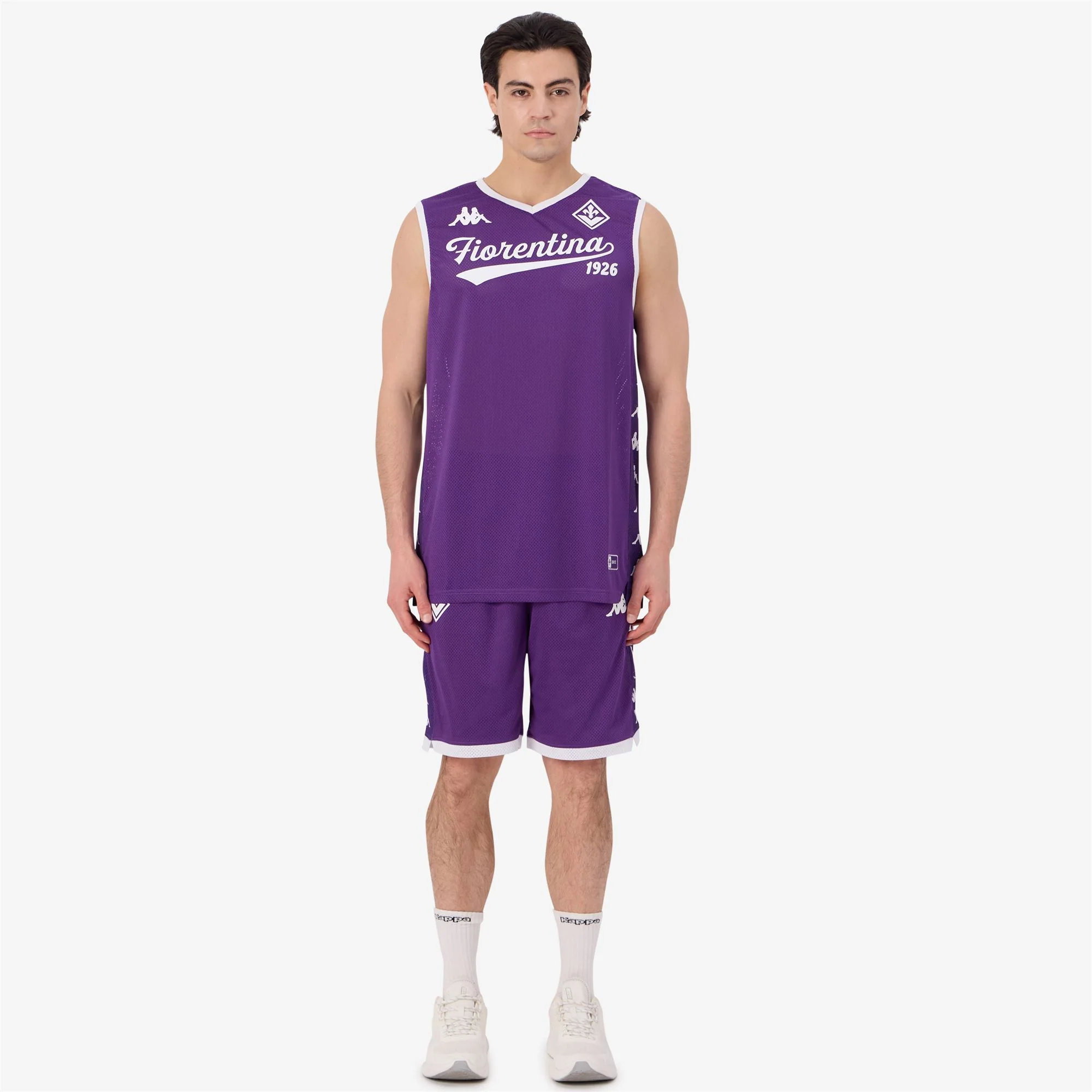SUPPORTER CABASKY FIORENTINA - T-ShirtsTop - Tank - Man - VIOLET INDIGO-WHITE