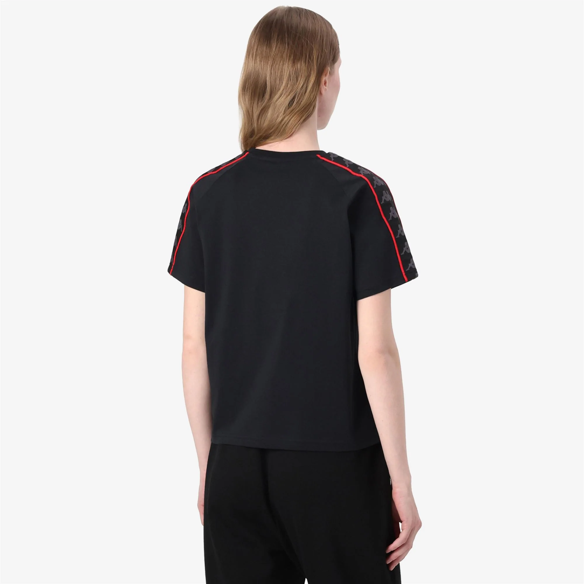 222 BANDA     ADI - T-ShirtsTop - T-Shirt - Woman - BLACK-RED RACING-WHITE - Image 6