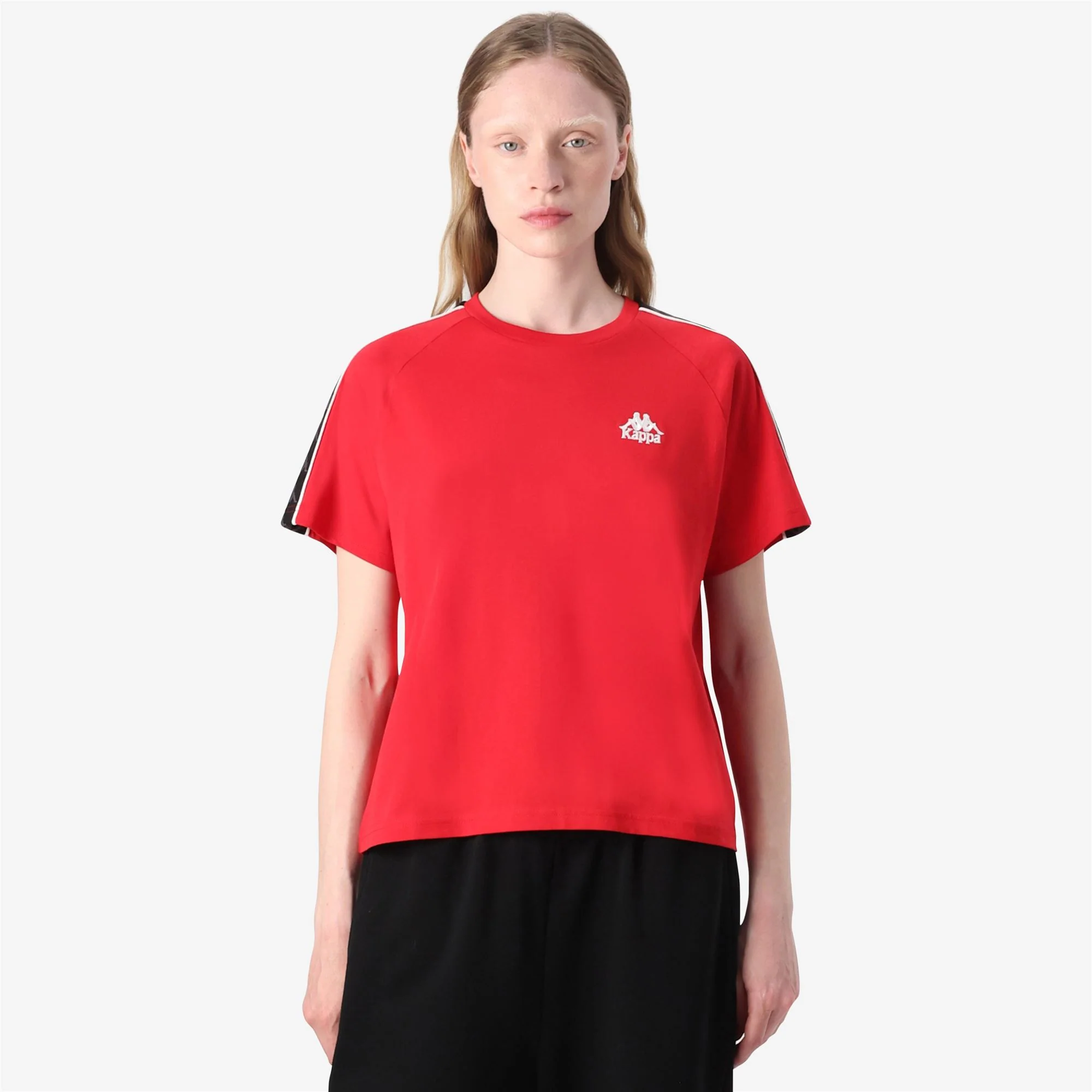 222 BANDA     ADI - T-ShirtsTop - T-Shirt - Woman - RED RACING-BLACK-WHITE - Image 4