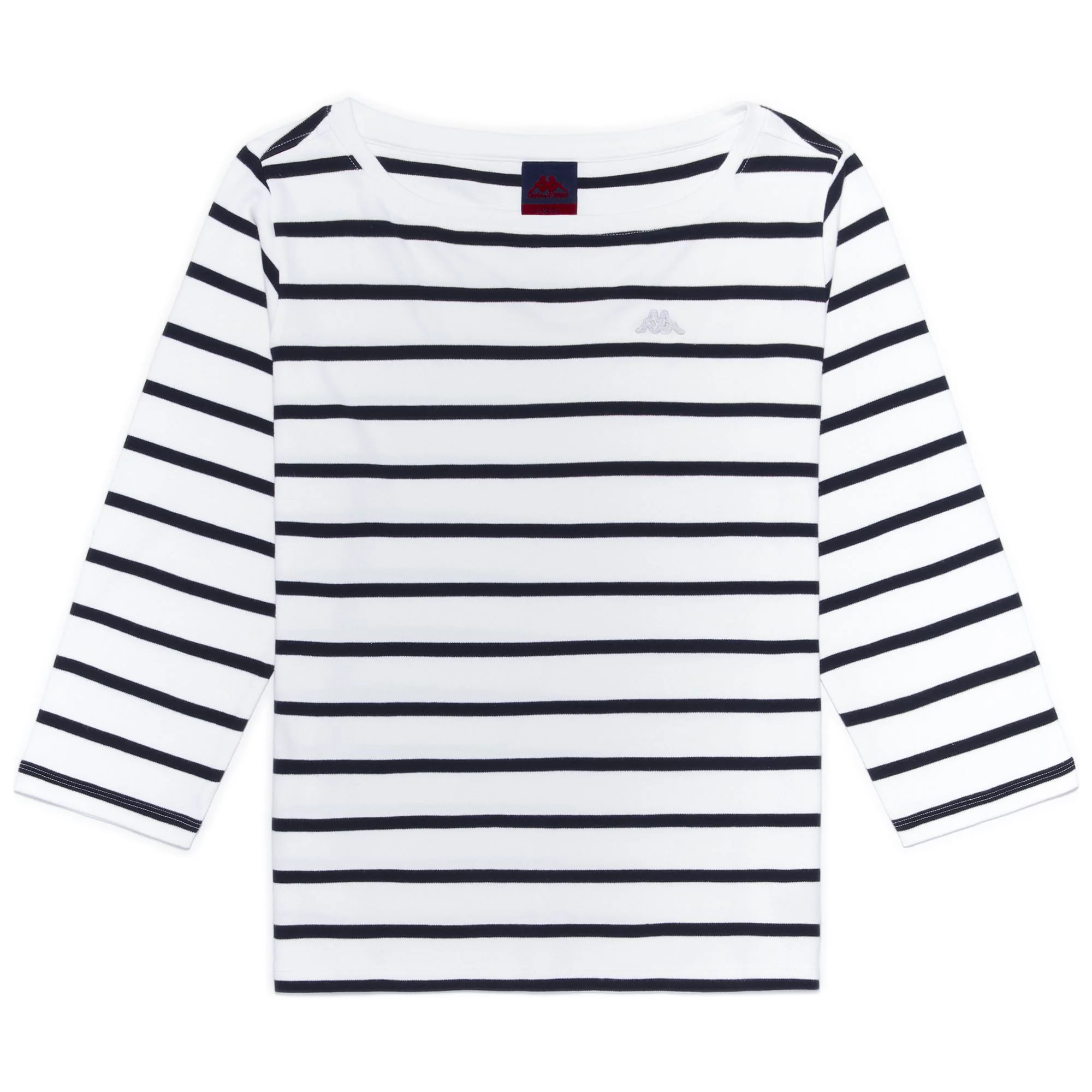 FRANCINE - T-ShirtsTop - T-Shirt - Woman - WHITE-BLUE NAVY - Image 2